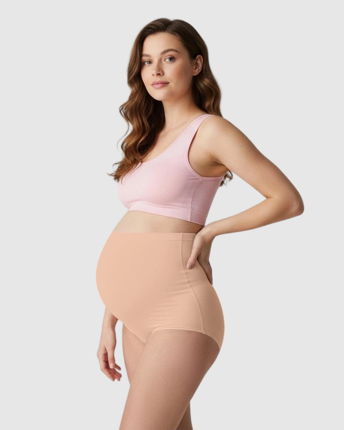 High-Waist Cotton Support Maternity Panties