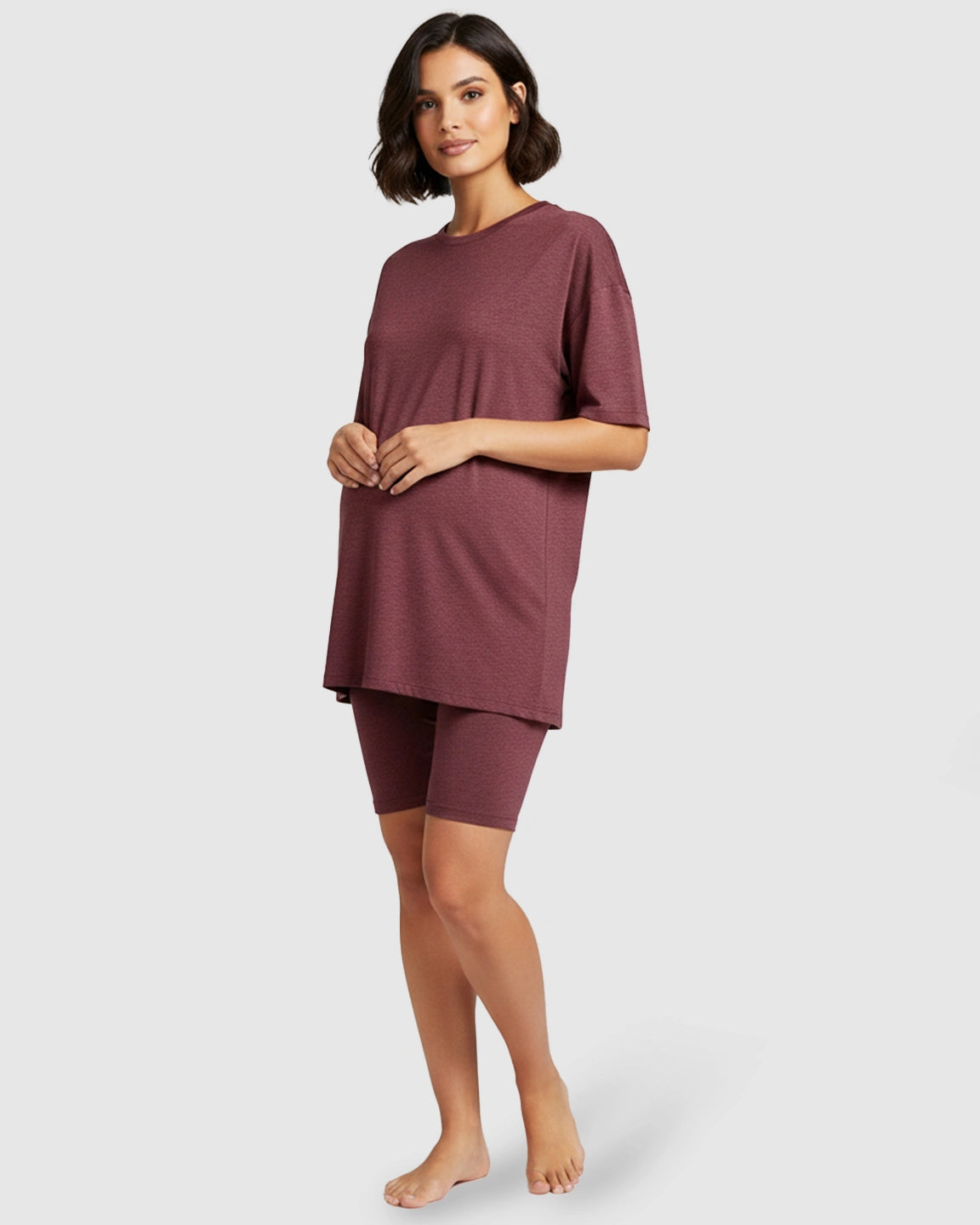 Ultra-Soft Oversized Maternity Loungewear Set