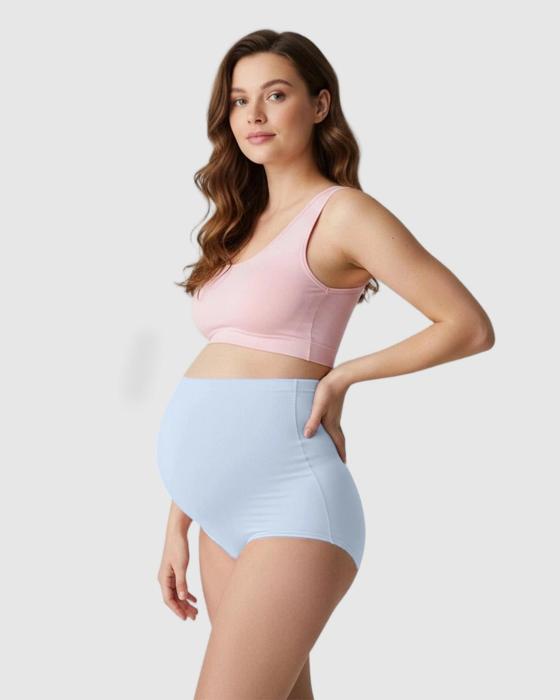 High-Waist Cotton Support Maternity Panties