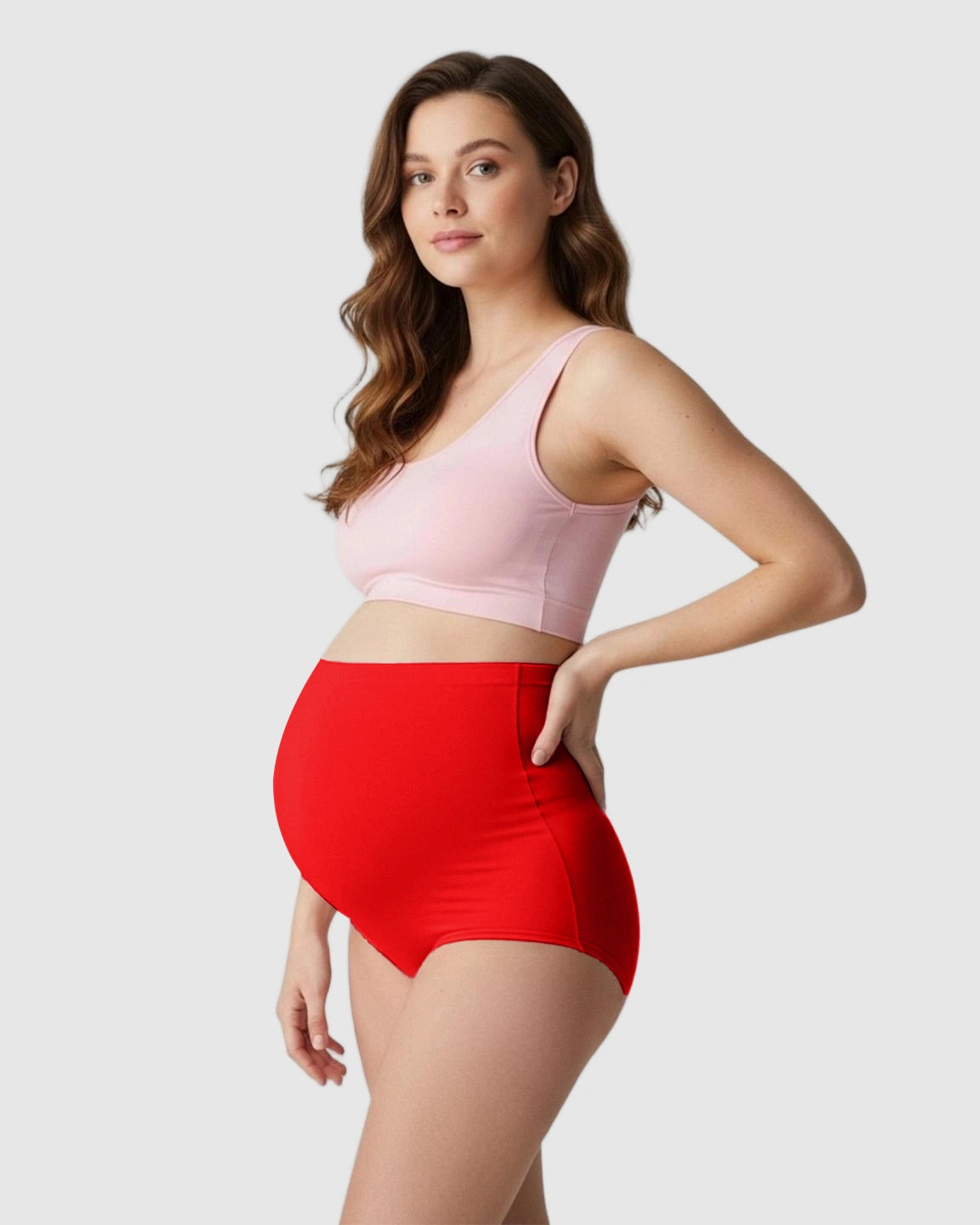 High-Waist Cotton Support Maternity Panties