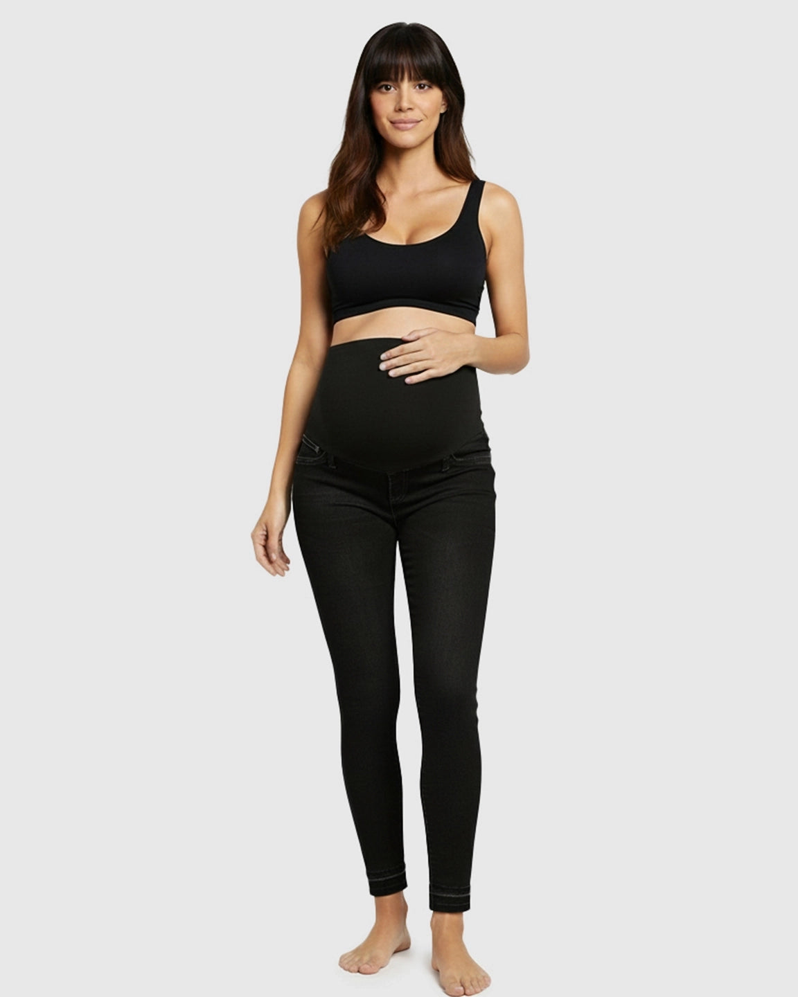 Stretch High-Waist Skinny Maternity Jeans