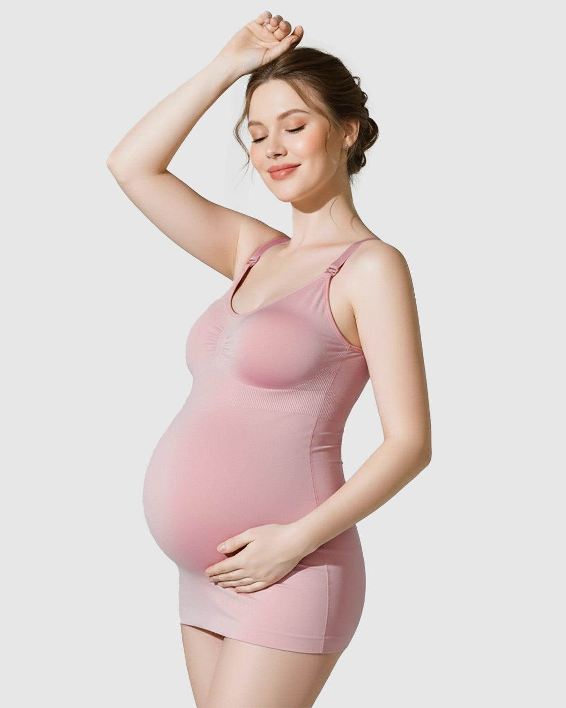 Soft Stretch Front-Opening Wireless Maternity Nursing Bra