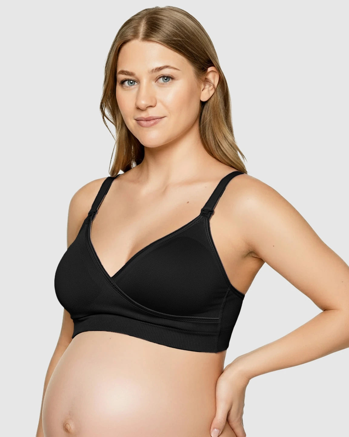 Seamless Front-Open Soft Stretch Nursing Bra
