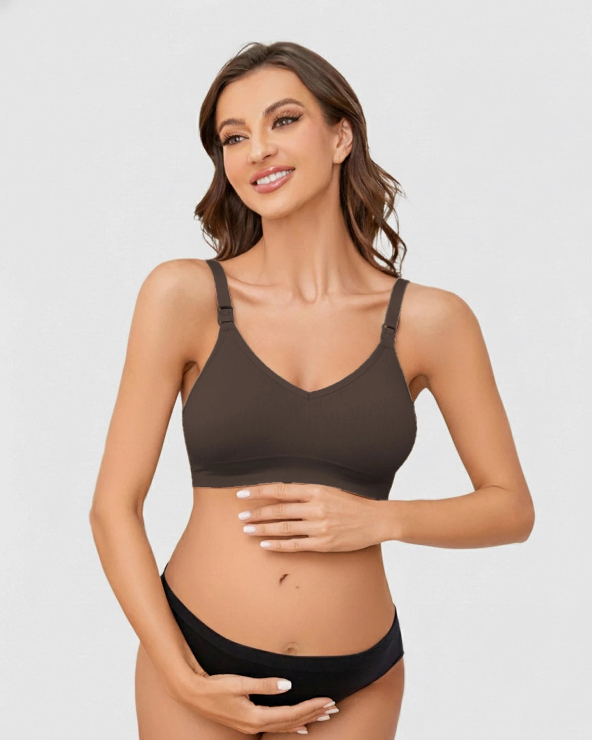 Wireless Front-Open Maternity Nursing Bra