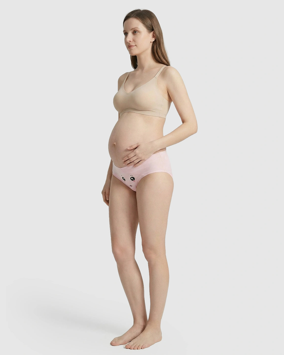 Mid-Waist Cotton Maternity Panties