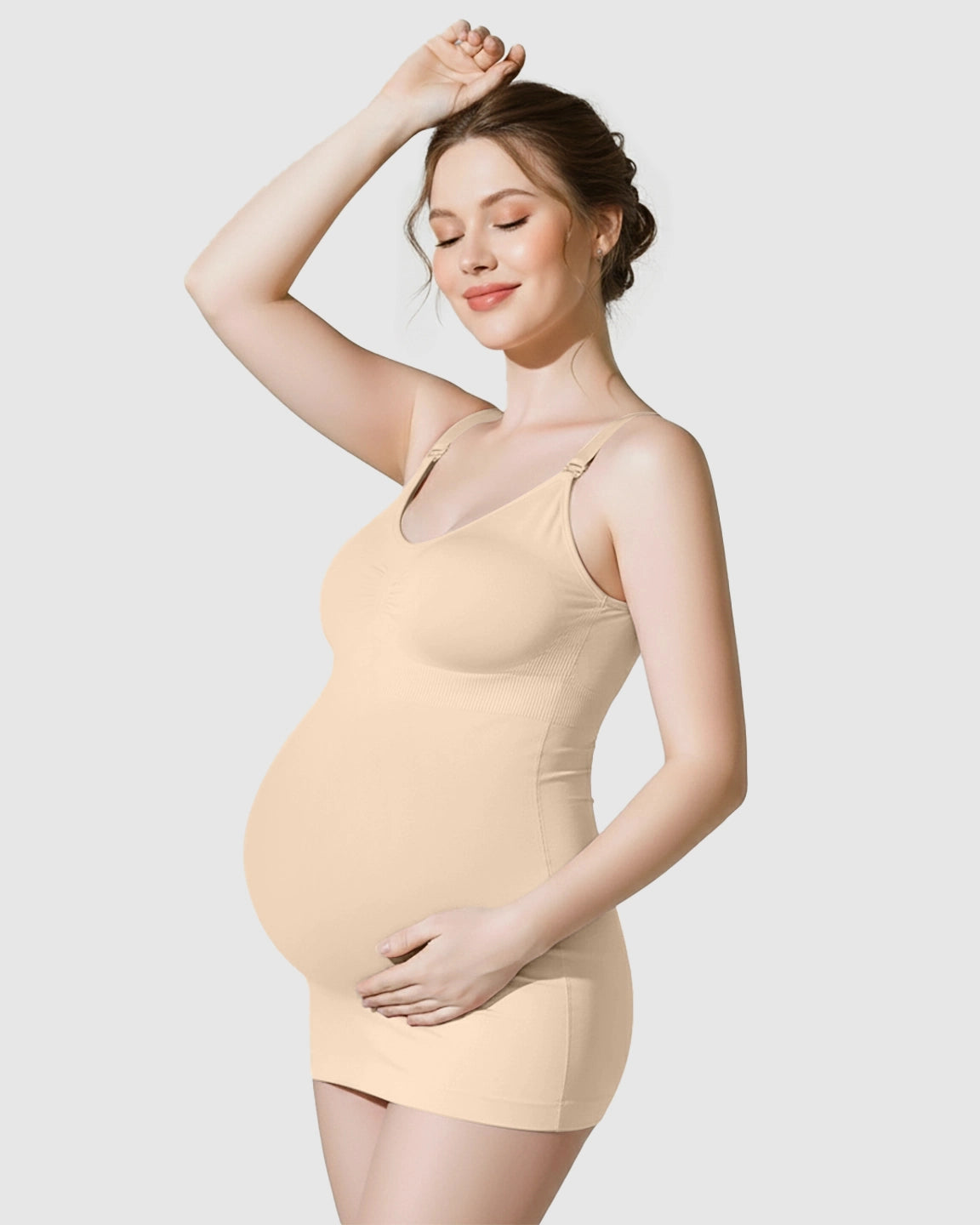 Soft Stretch Front-Opening Wireless Maternity Nursing Bra