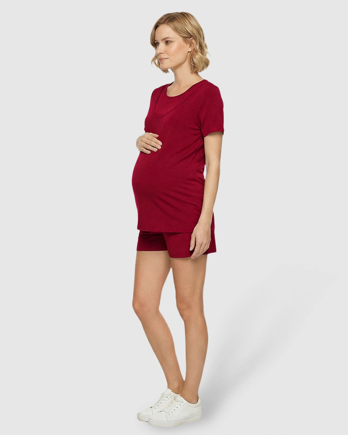 Easy Nursing-Access Modal Maternity Sleepwear