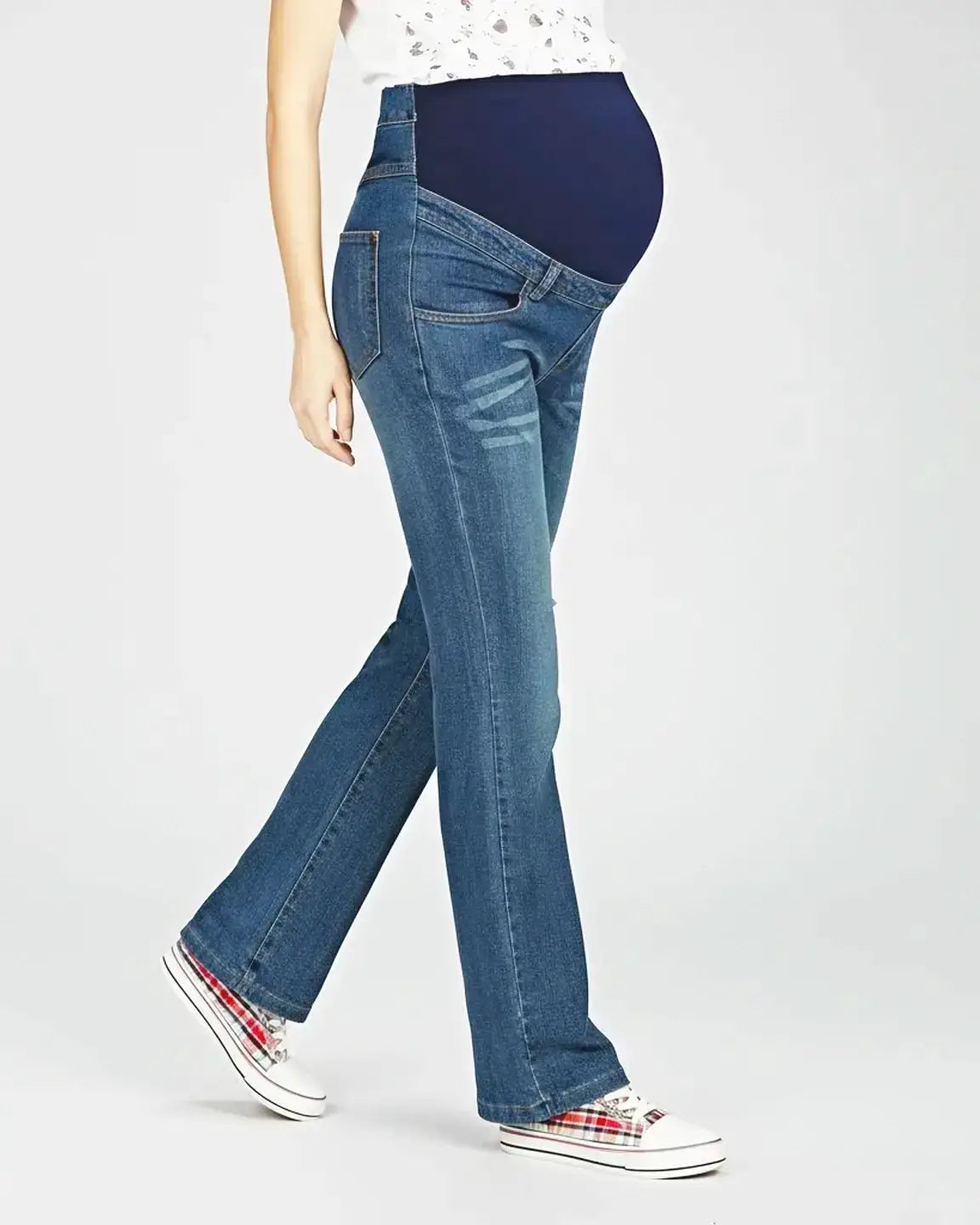 Classic Boot-Cut Maternity Jeans