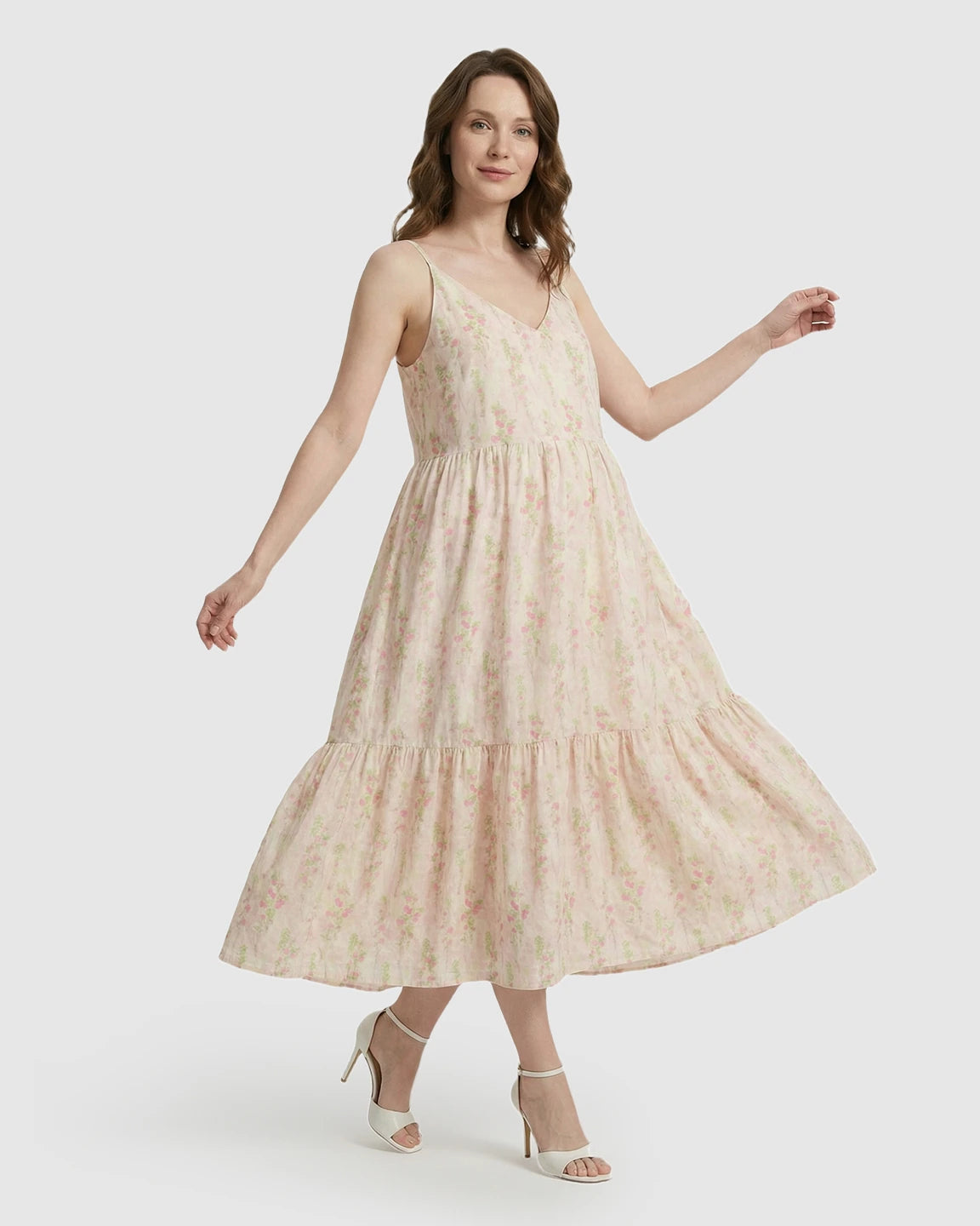 Built-in Bra Babydoll Maternity Nightdress