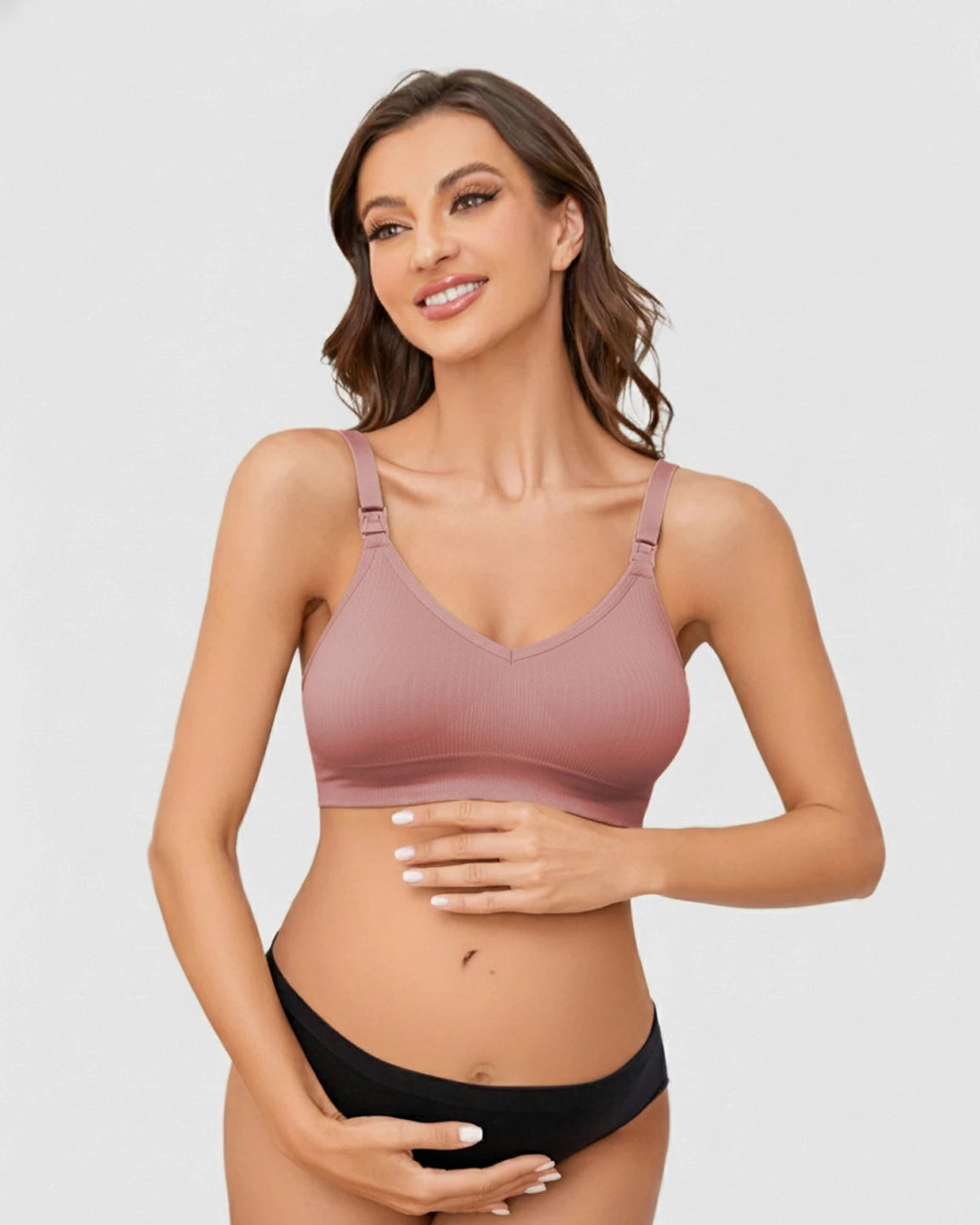 Wireless Front-Open Maternity Nursing Bra