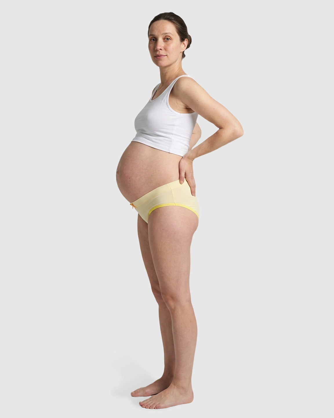 Center Ribbon Boyleg Maternity Underwear