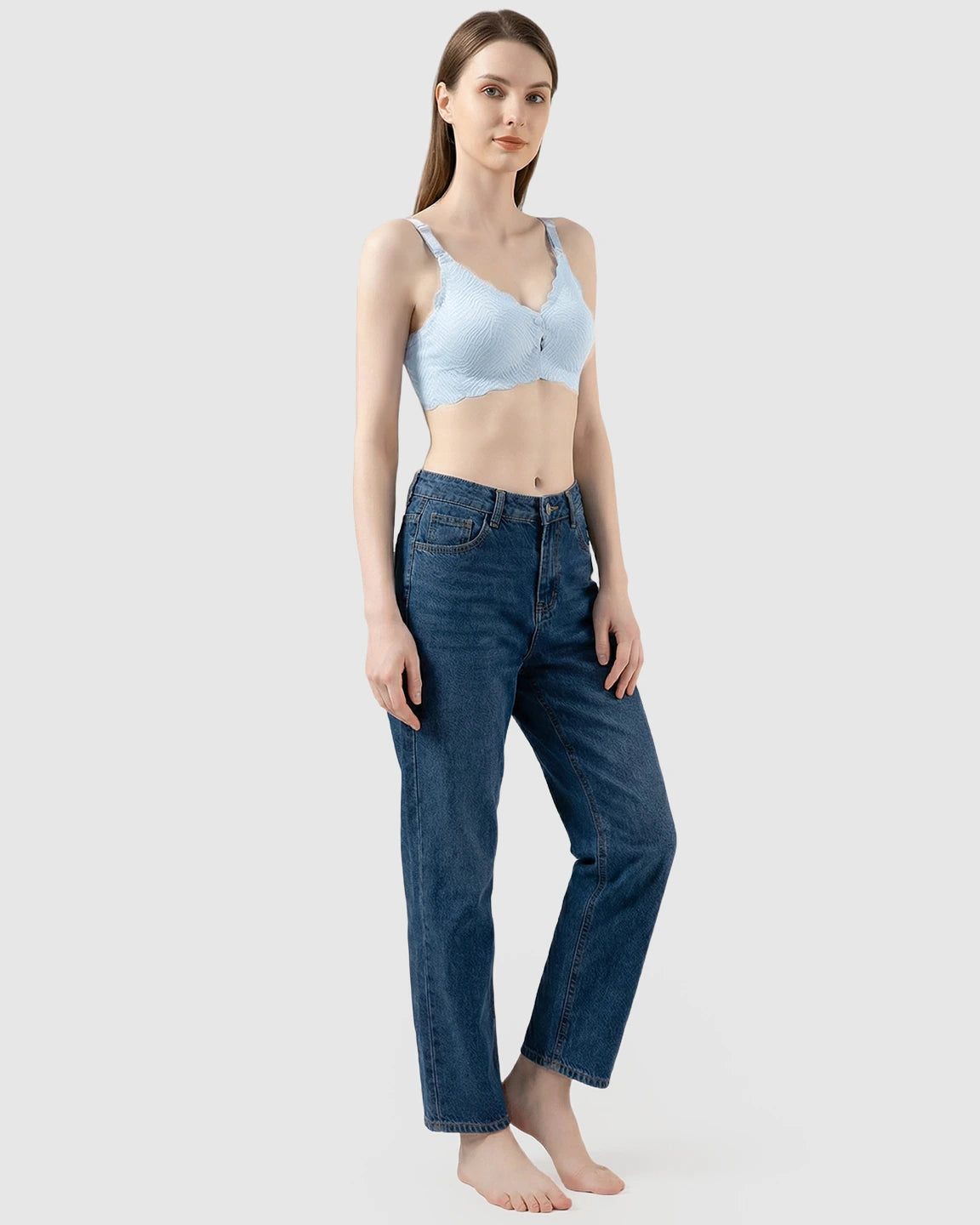 Dual Clasp Seamless Maternity Nursing Bra