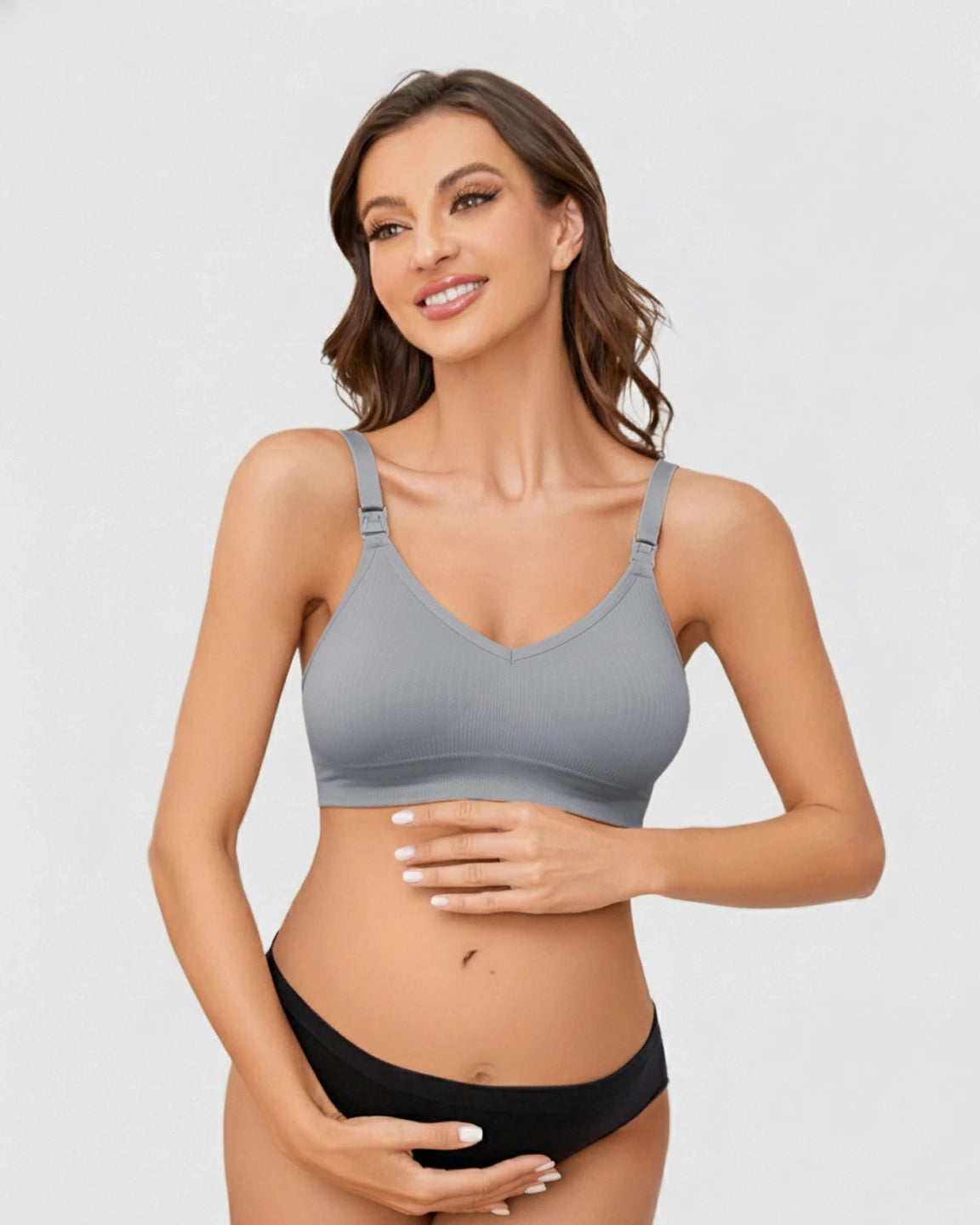 Wireless Front-Open Maternity Nursing Bra