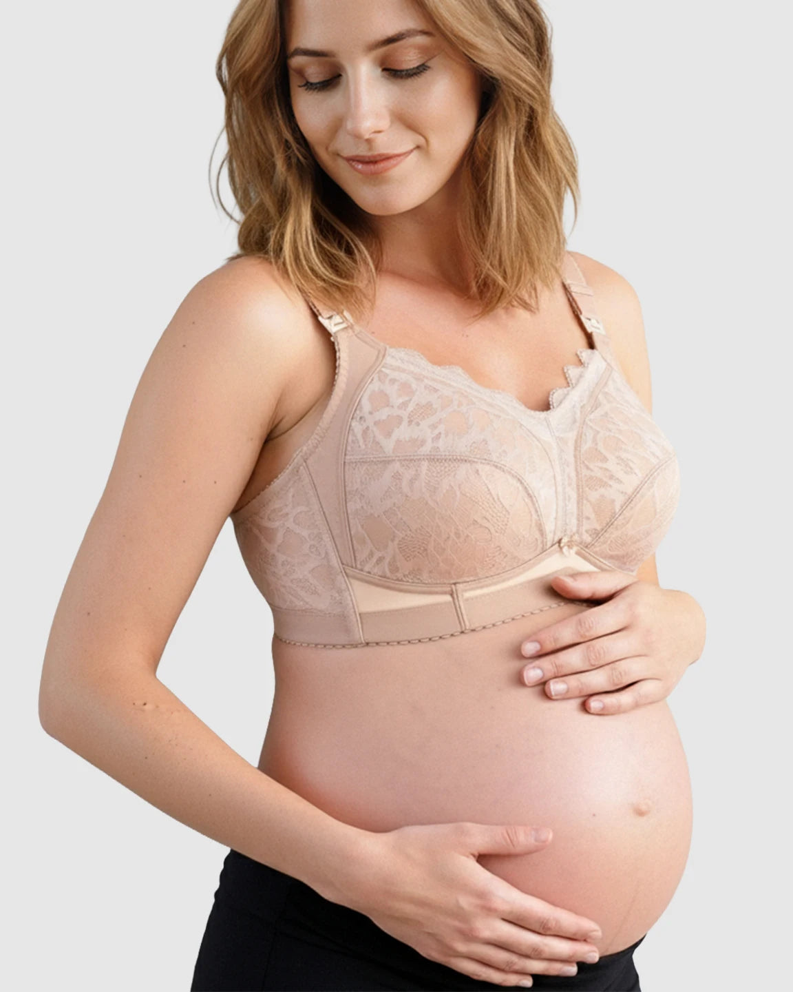 Lace Full-Cup Wire-Free Nursing Bra