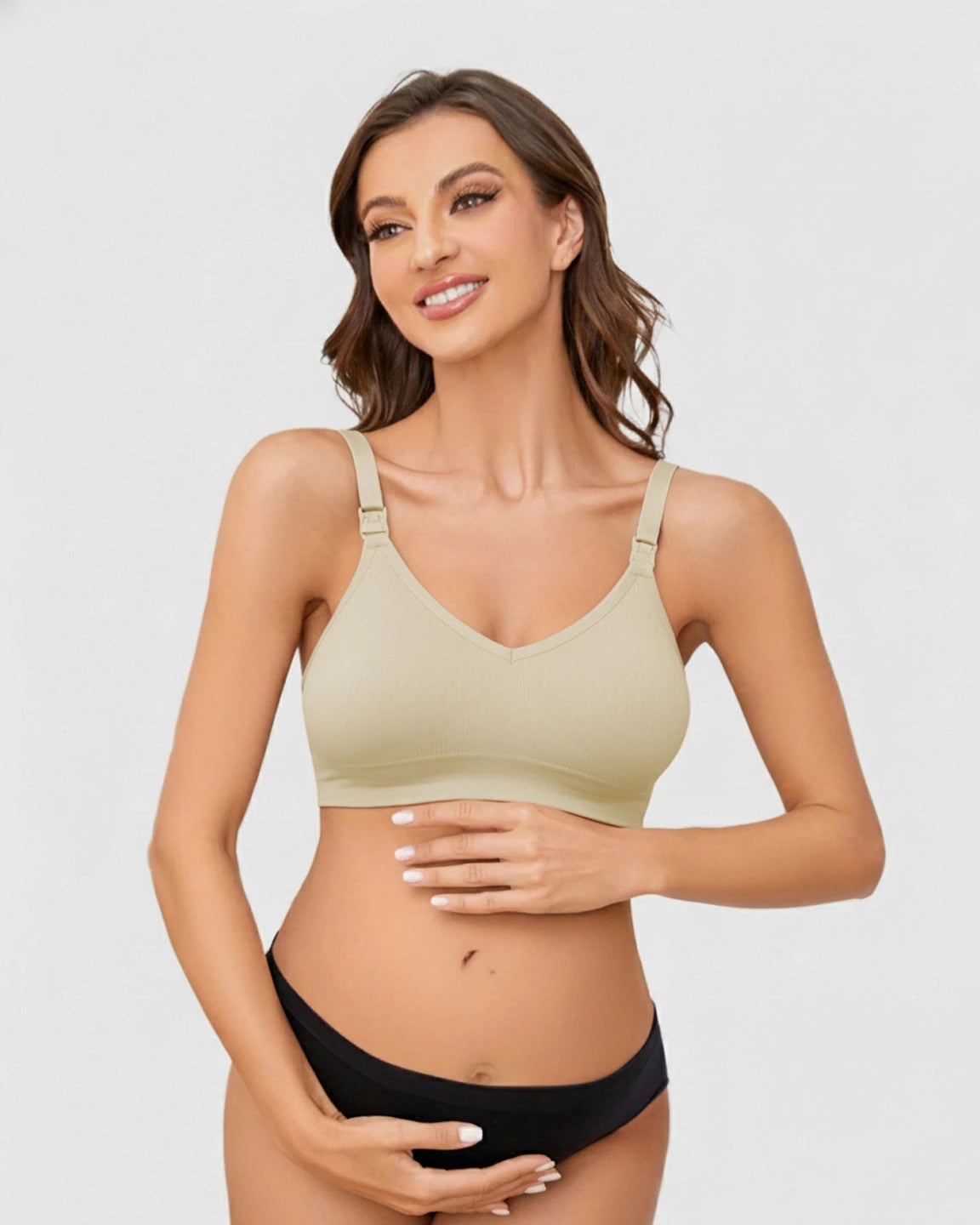 Wireless Front-Open Maternity Nursing Bra