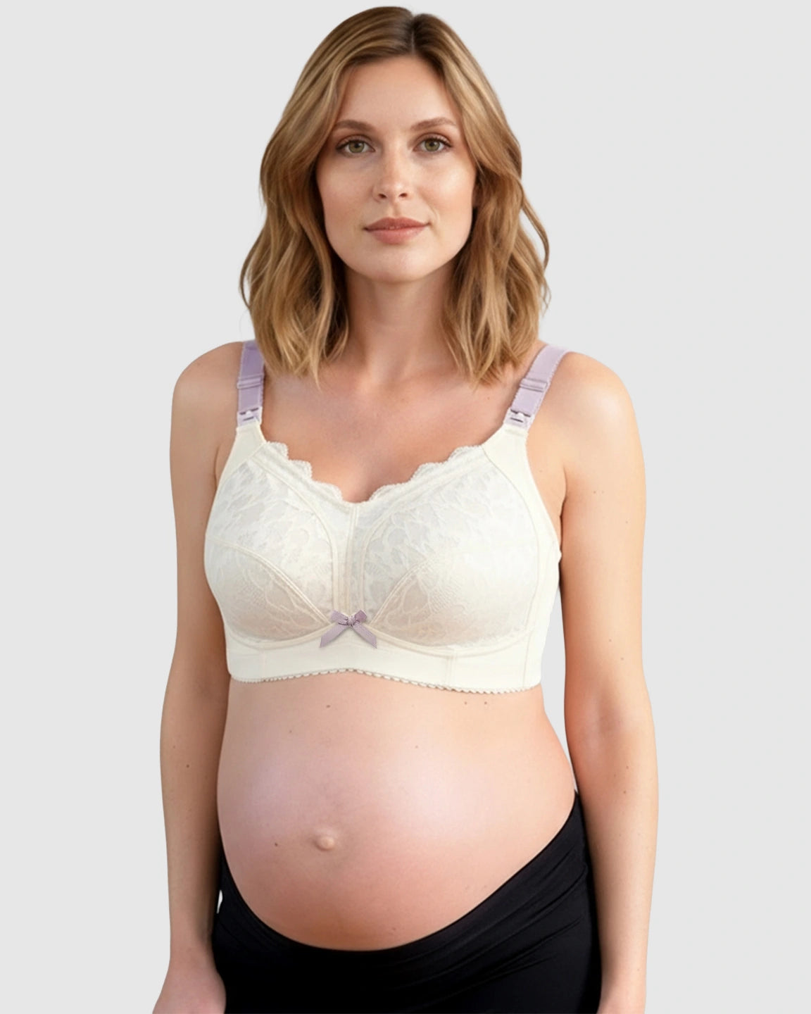 Lace Full-Cup Wire-Free Nursing Bra