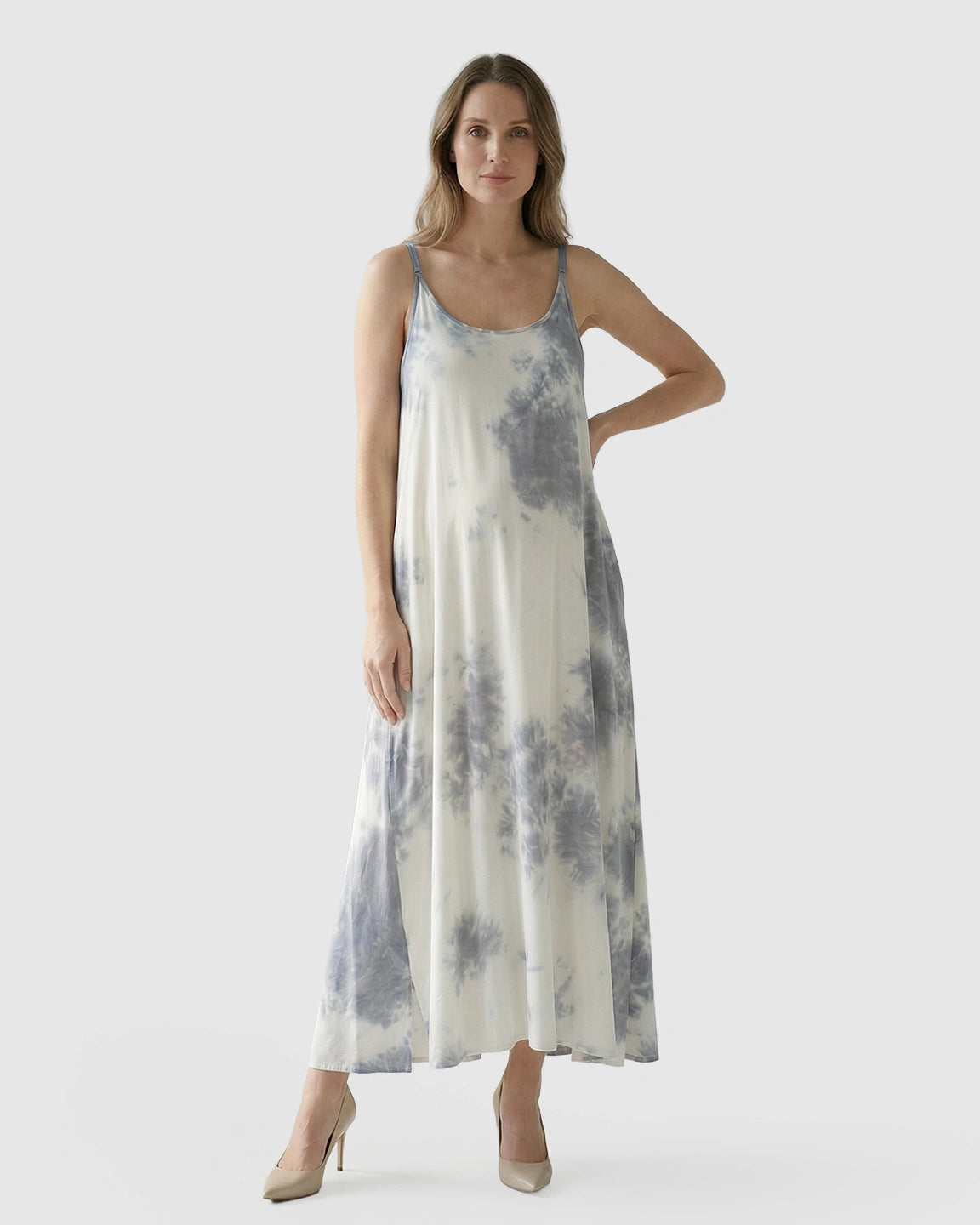 Spaghetti-Strap Everyday Maternity Maxi Dress