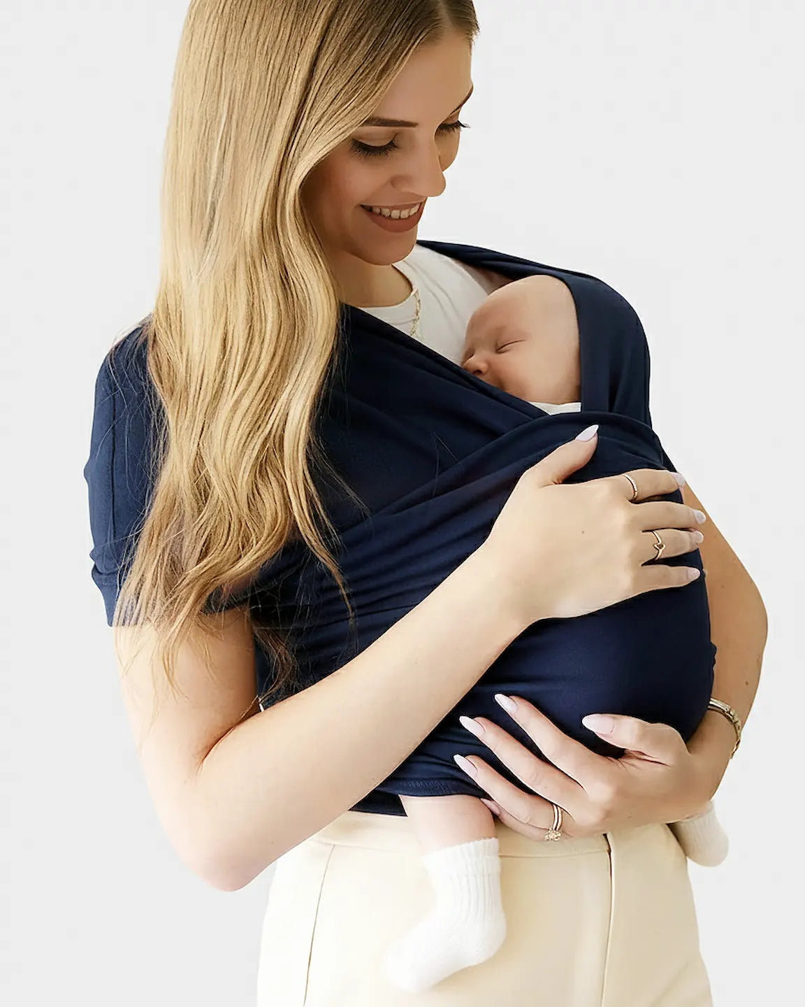 Skin-to-Skin Adjustable Baby Wrap Carrier