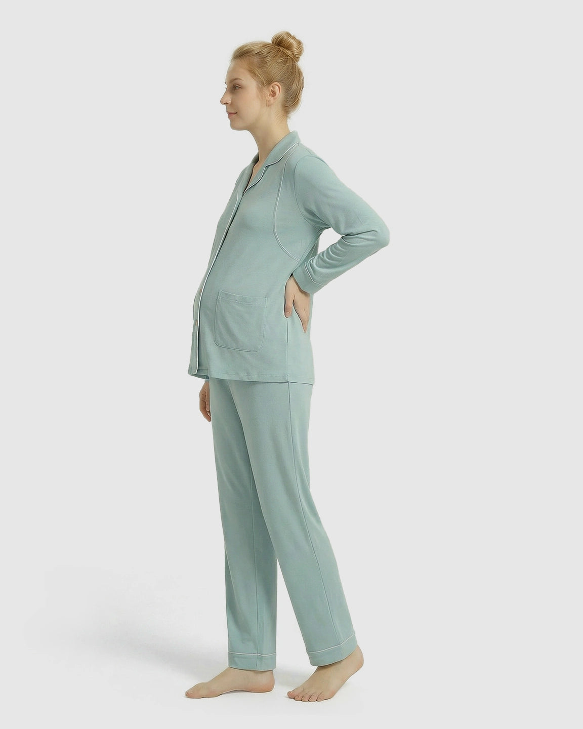 Lift-Up Flap Nursing Access Minimalist Maternity Sleepwear