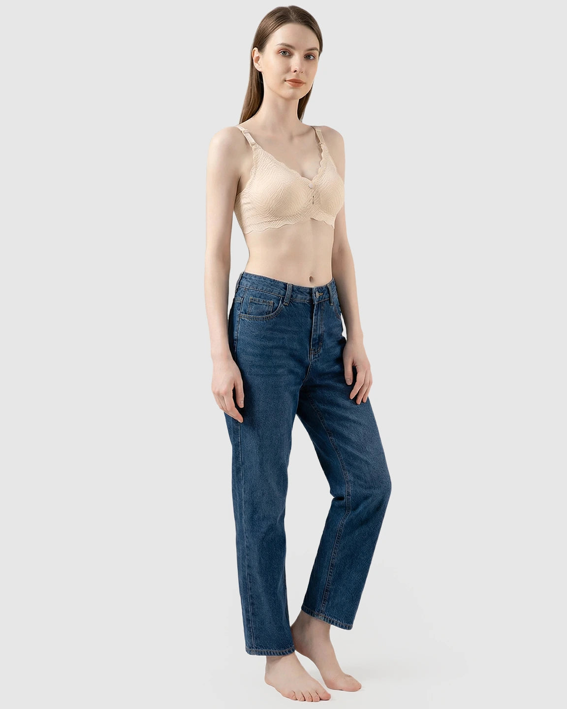 Dual Clasp Seamless Maternity Nursing Bra