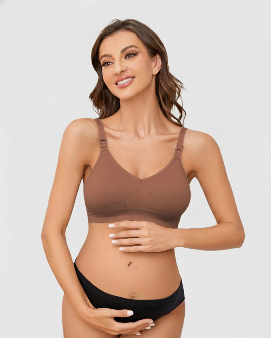 Wireless Front-Open Maternity Nursing Bra