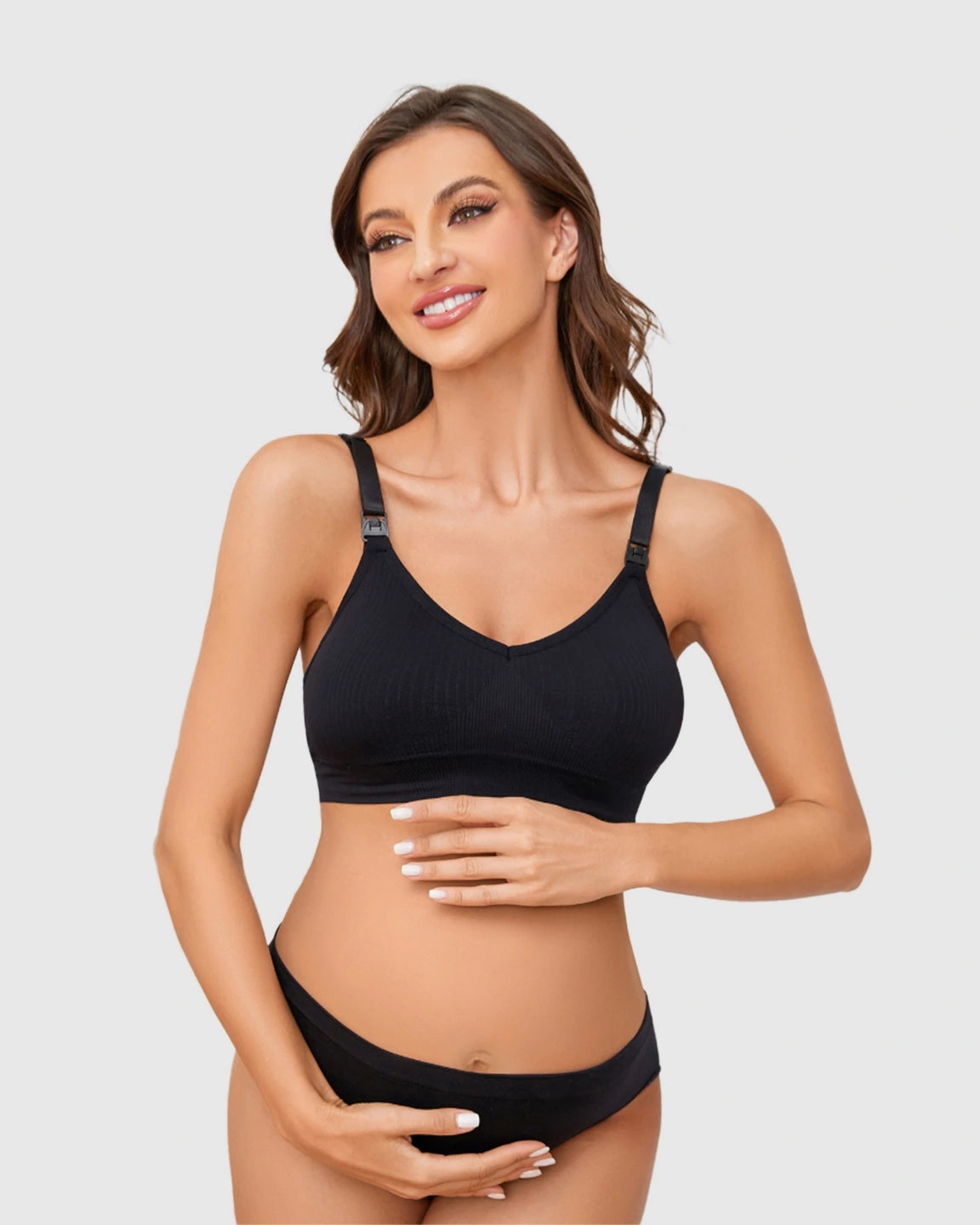 Wireless Front-Open Maternity Nursing Bra