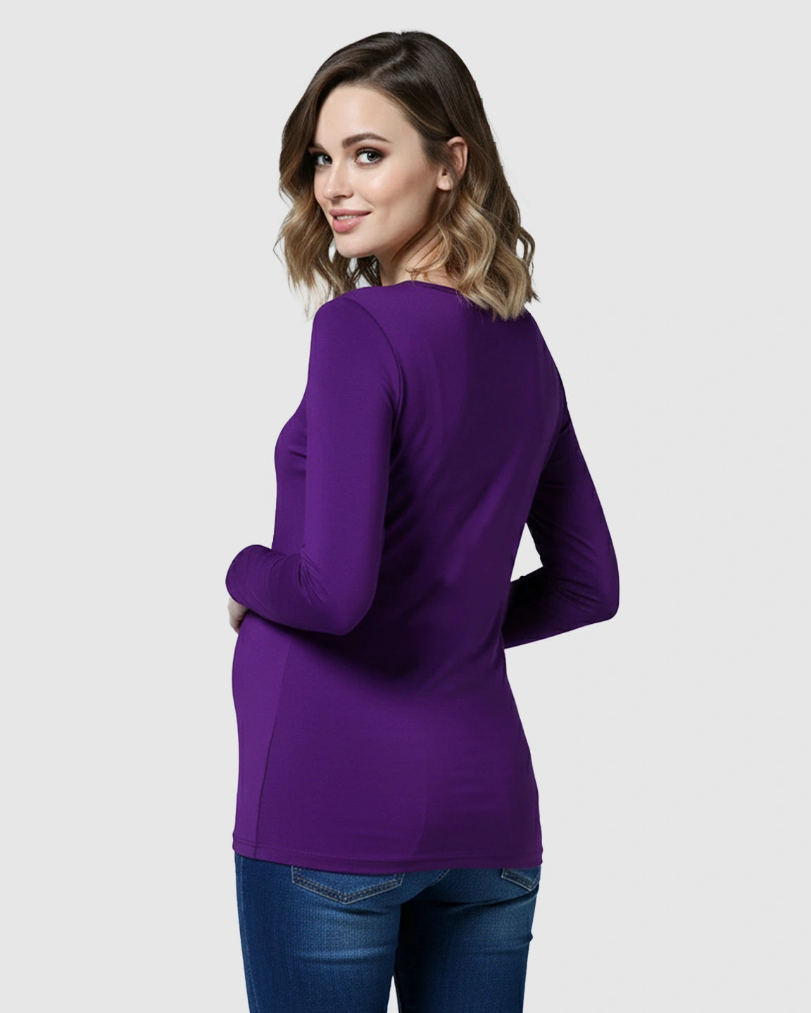 Lift-Up Front Casual Maternity & Nursing Top