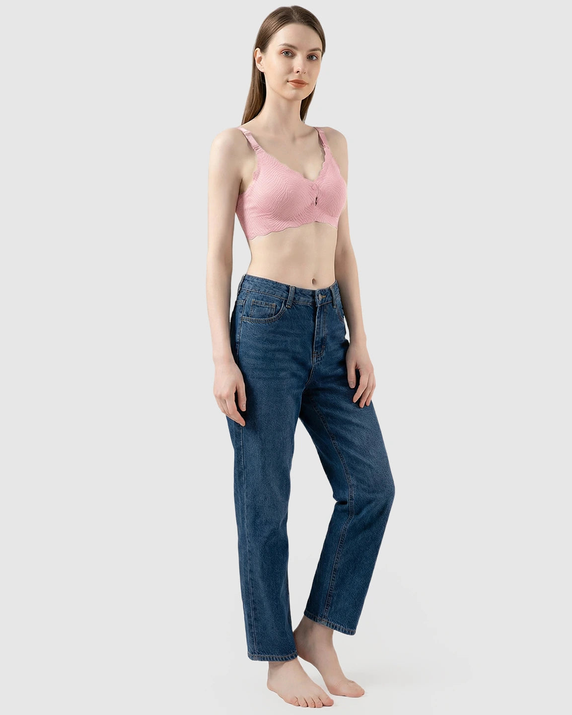 Dual Clasp Seamless Maternity Nursing Bra