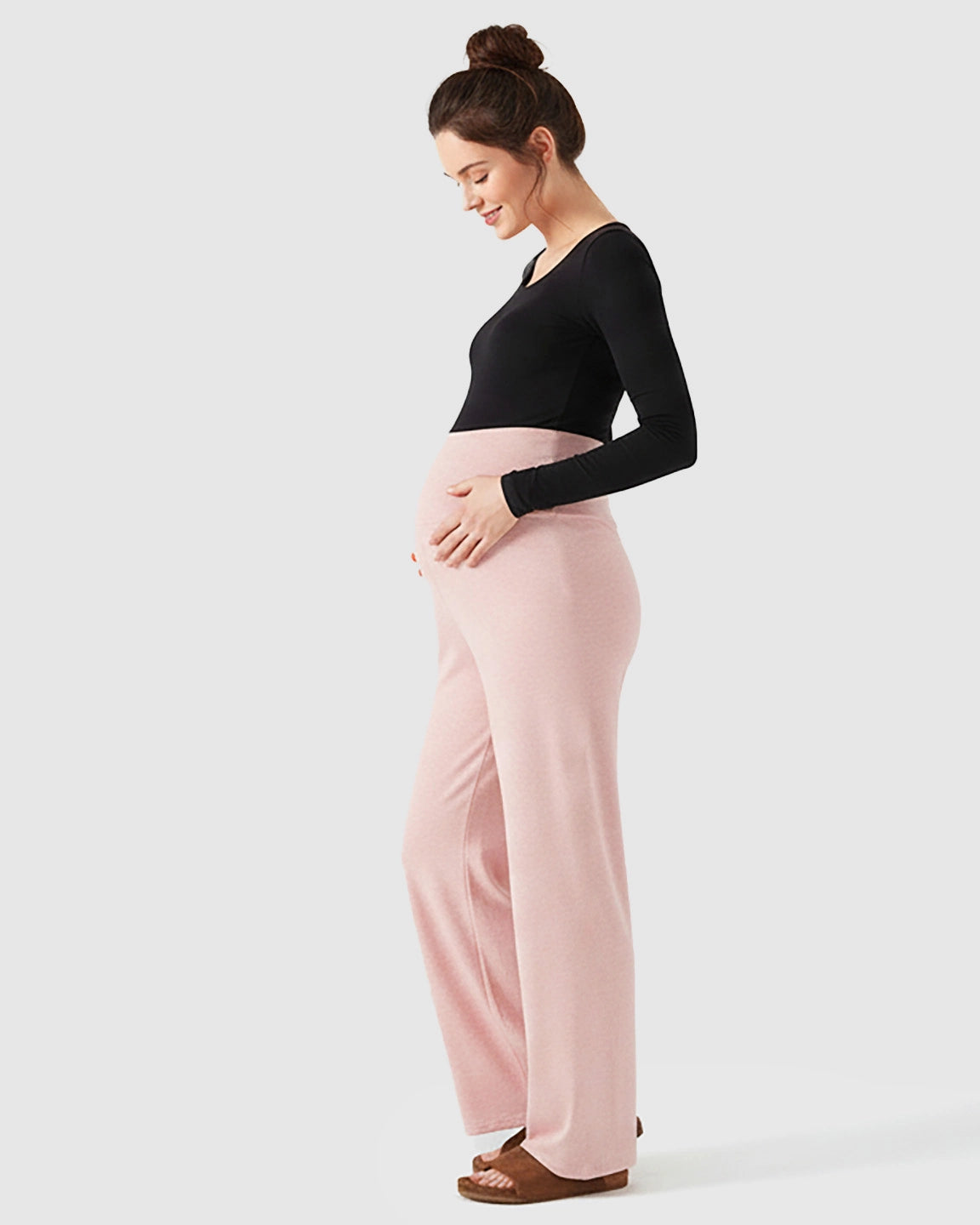 Soft Fleece Relaxed Maternity Pants
