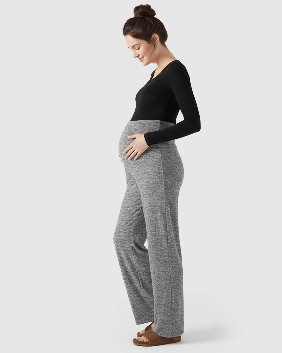 Soft Fleece Relaxed Maternity Pants