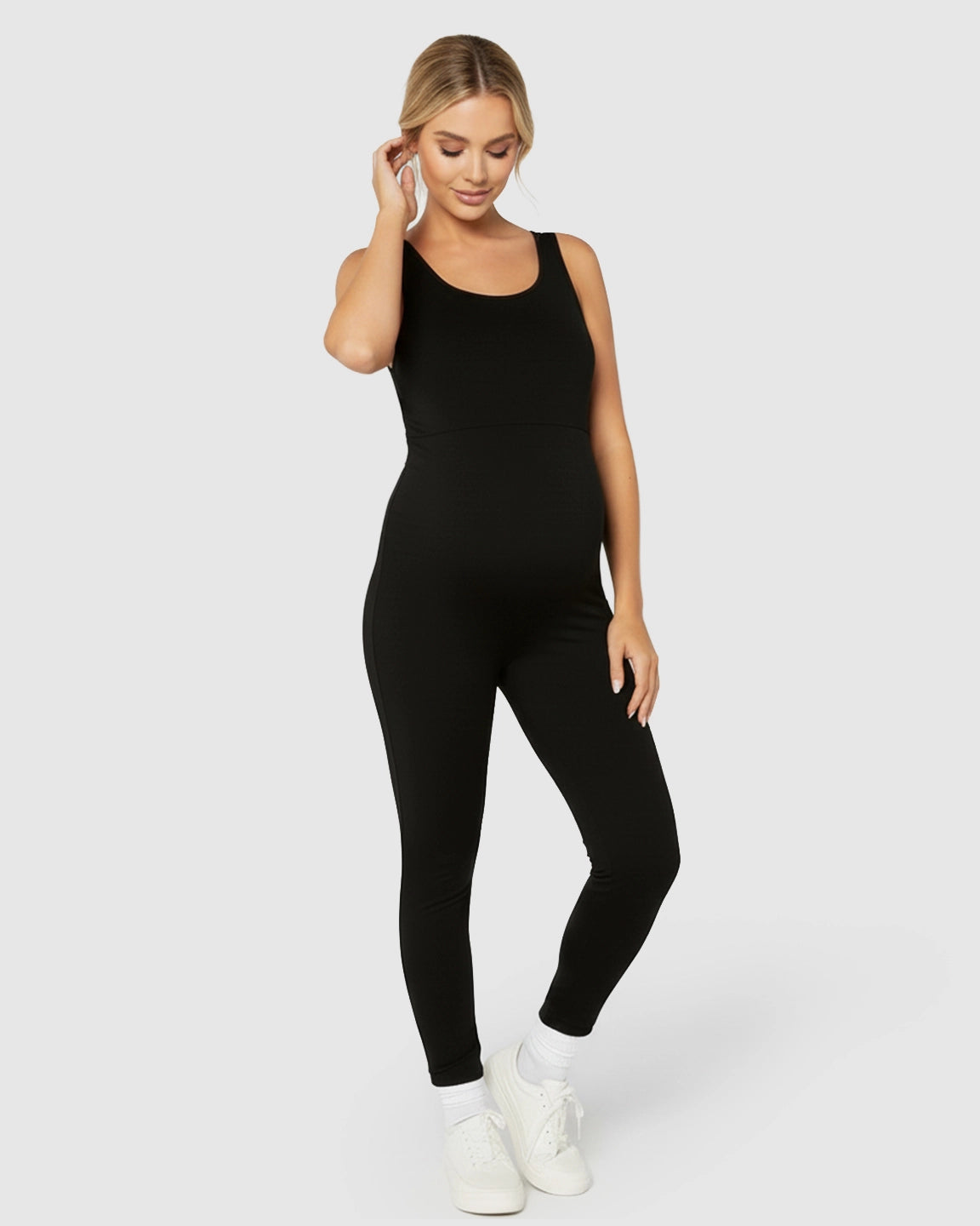 Supportive-Sculpt Sleek-Fit Maternity Bodysuit