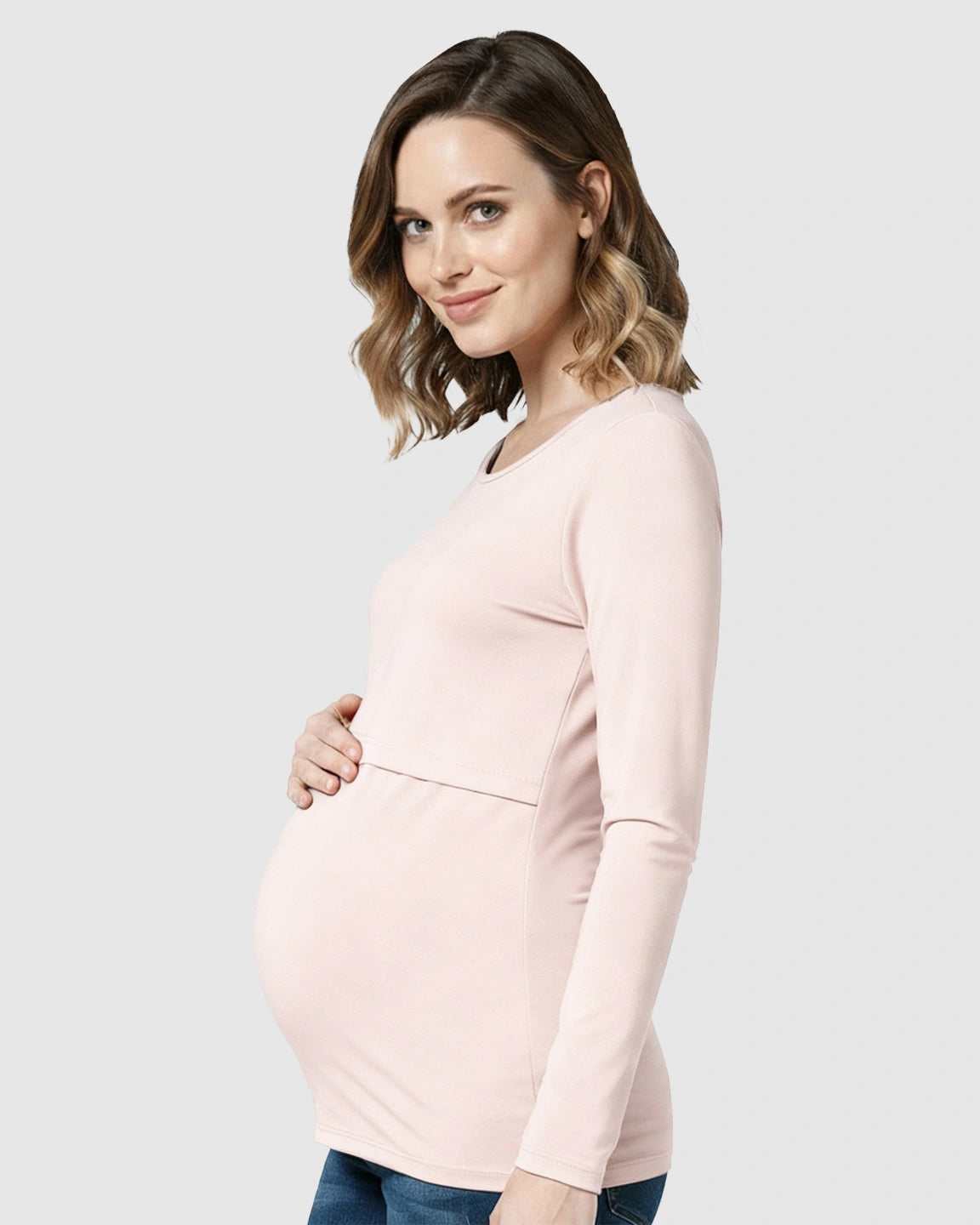 Lift-Up Front Casual Maternity & Nursing Top