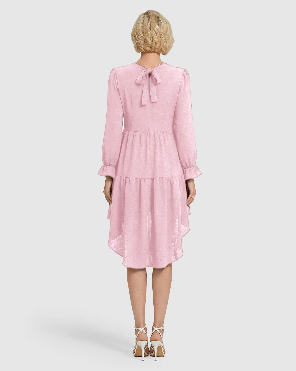 Tie-Back Fishtail Hem Maternity Dress