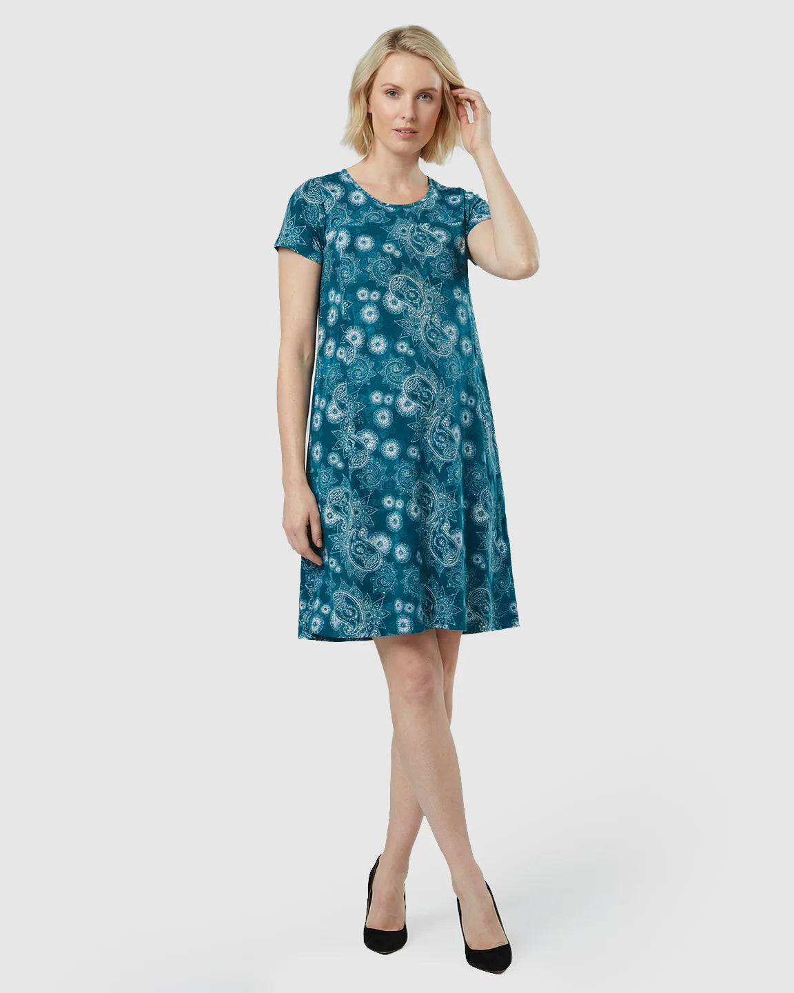 Breathable Cotton A-Line Nursing & Maternity Dress