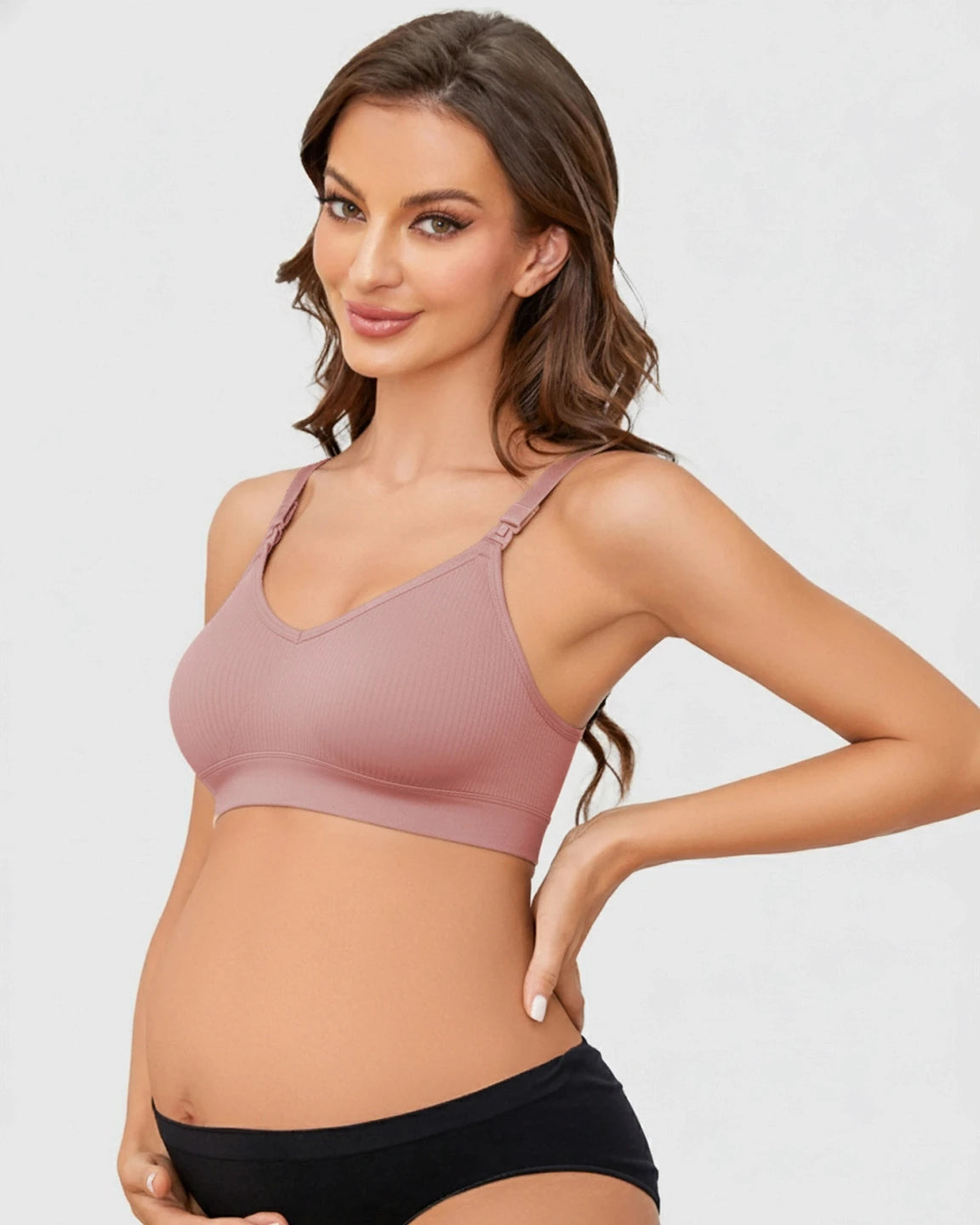 Wireless Front-Open Maternity Nursing Bra