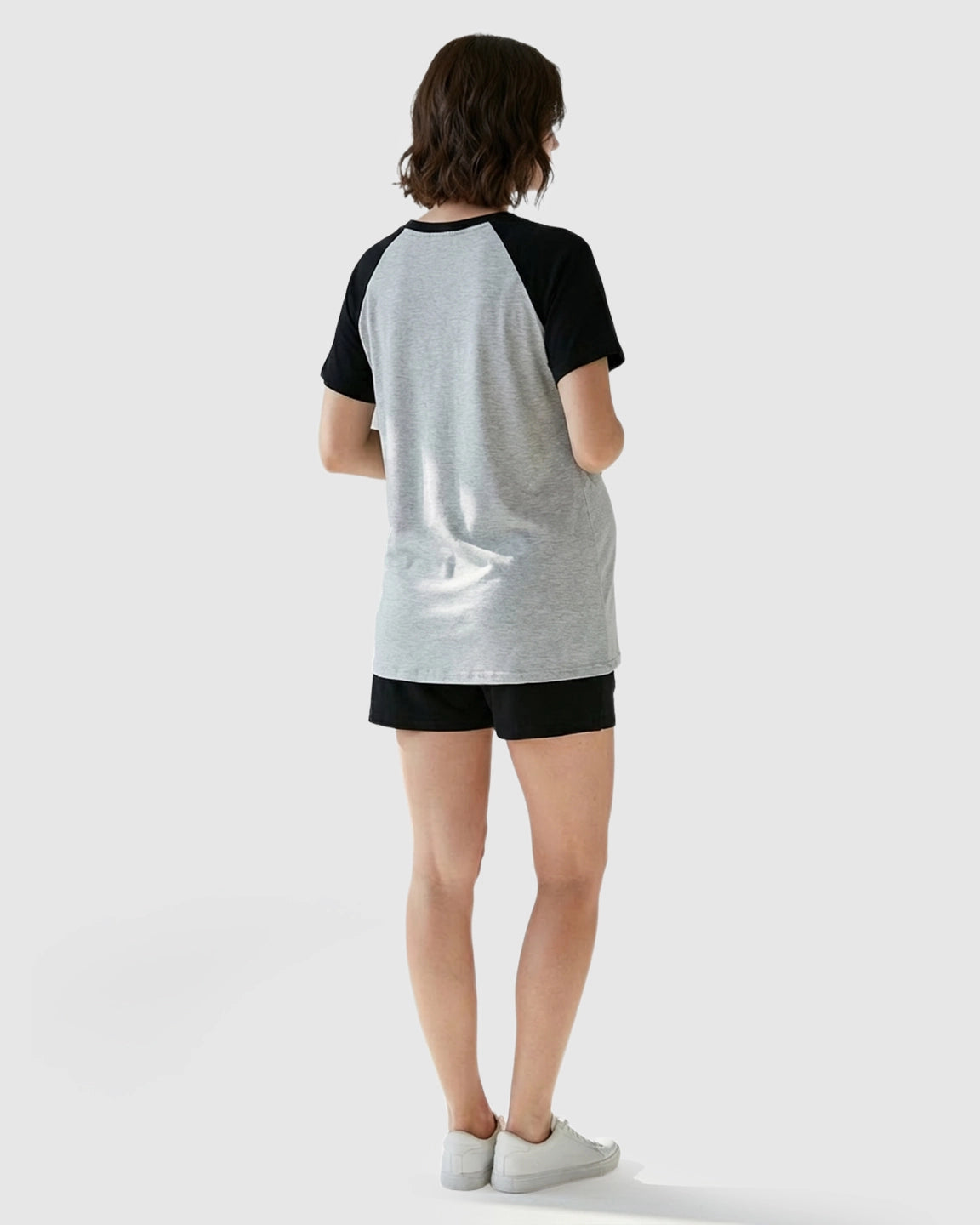 Raglan Sleeve Sporty Nursing Loungewear Set