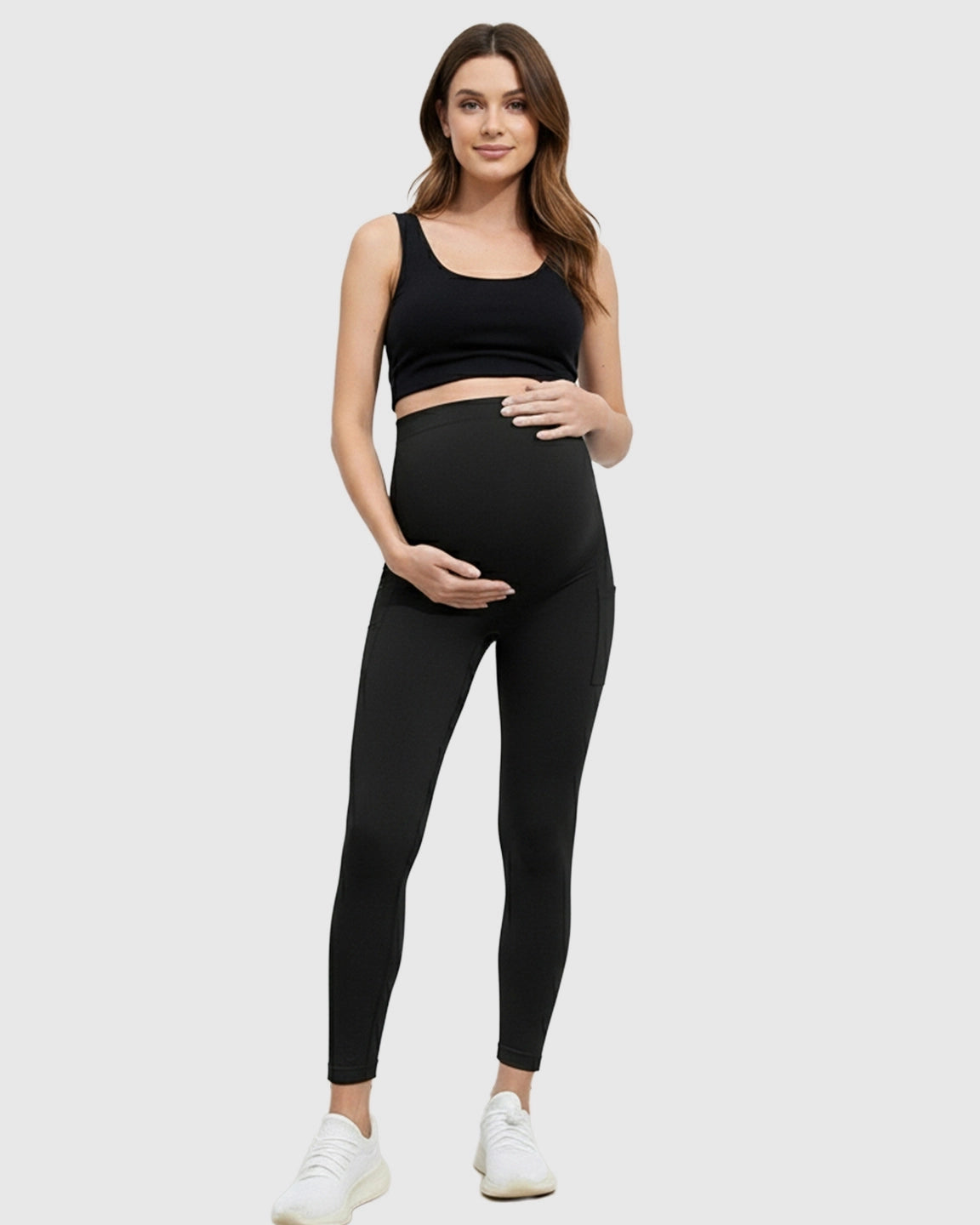 Support Panel Over-Belly Skinny Fit Maternity Leggings