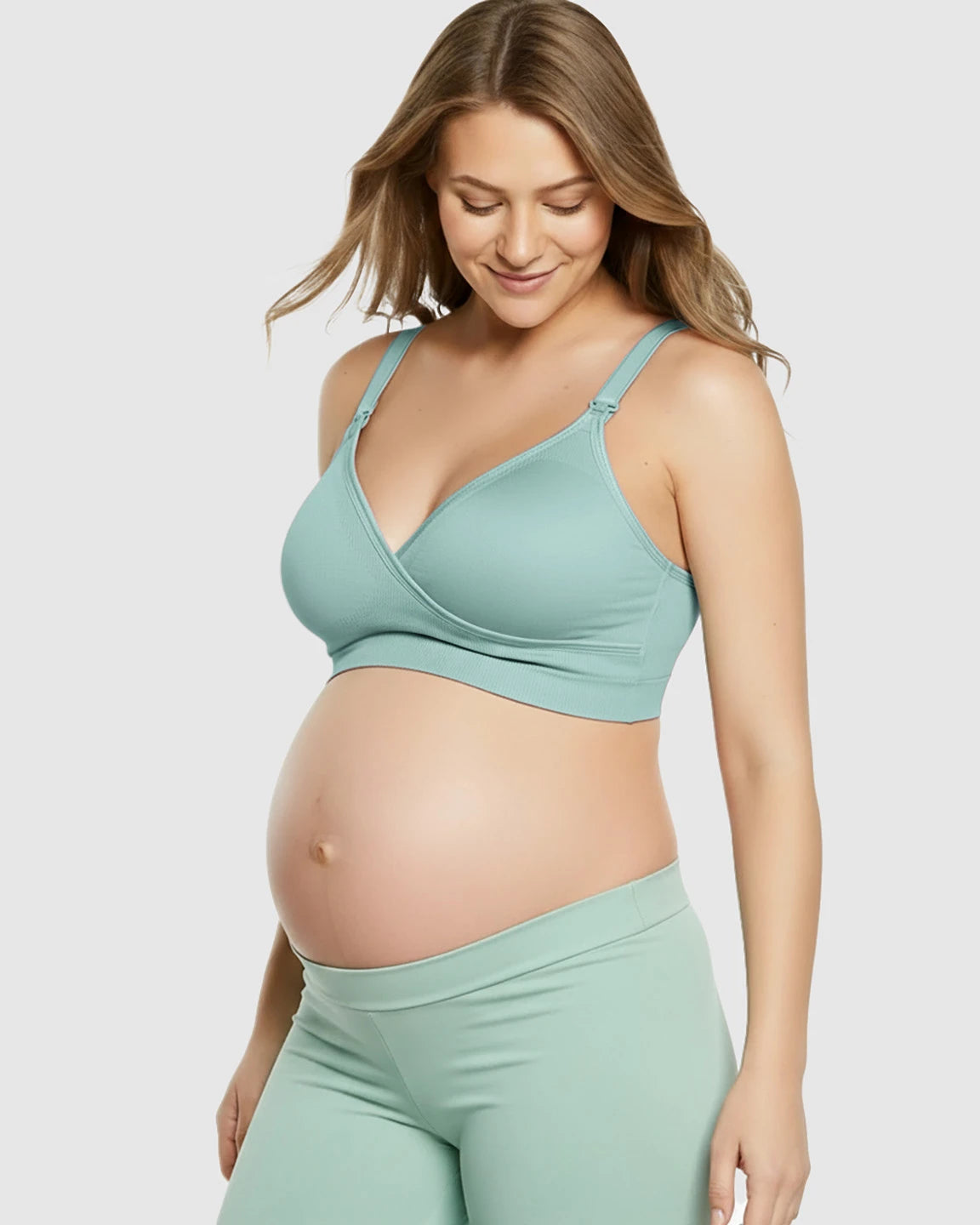 Seamless Front-Open Soft Stretch Nursing Bra
