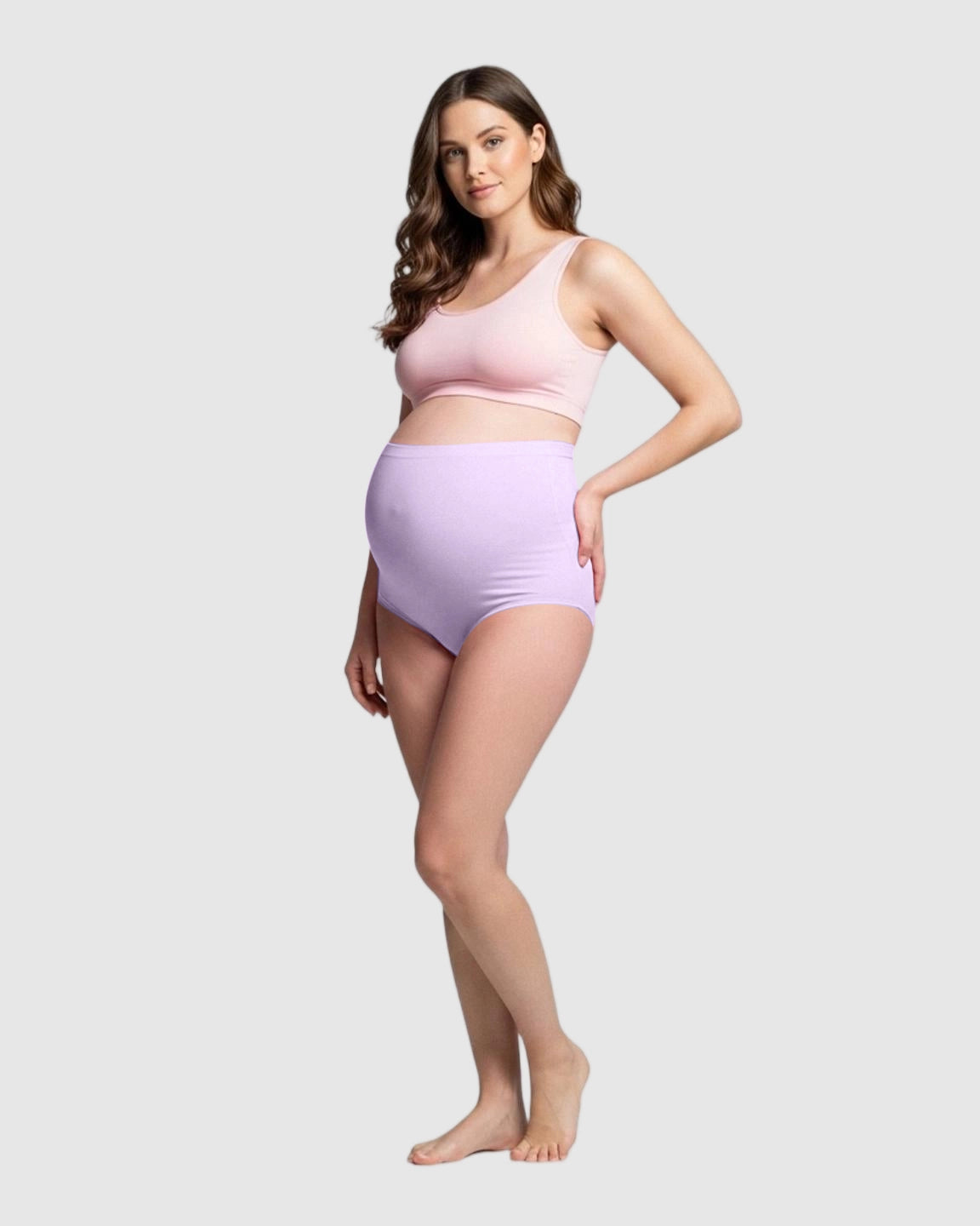 High-Waist Cotton Support Maternity Panties