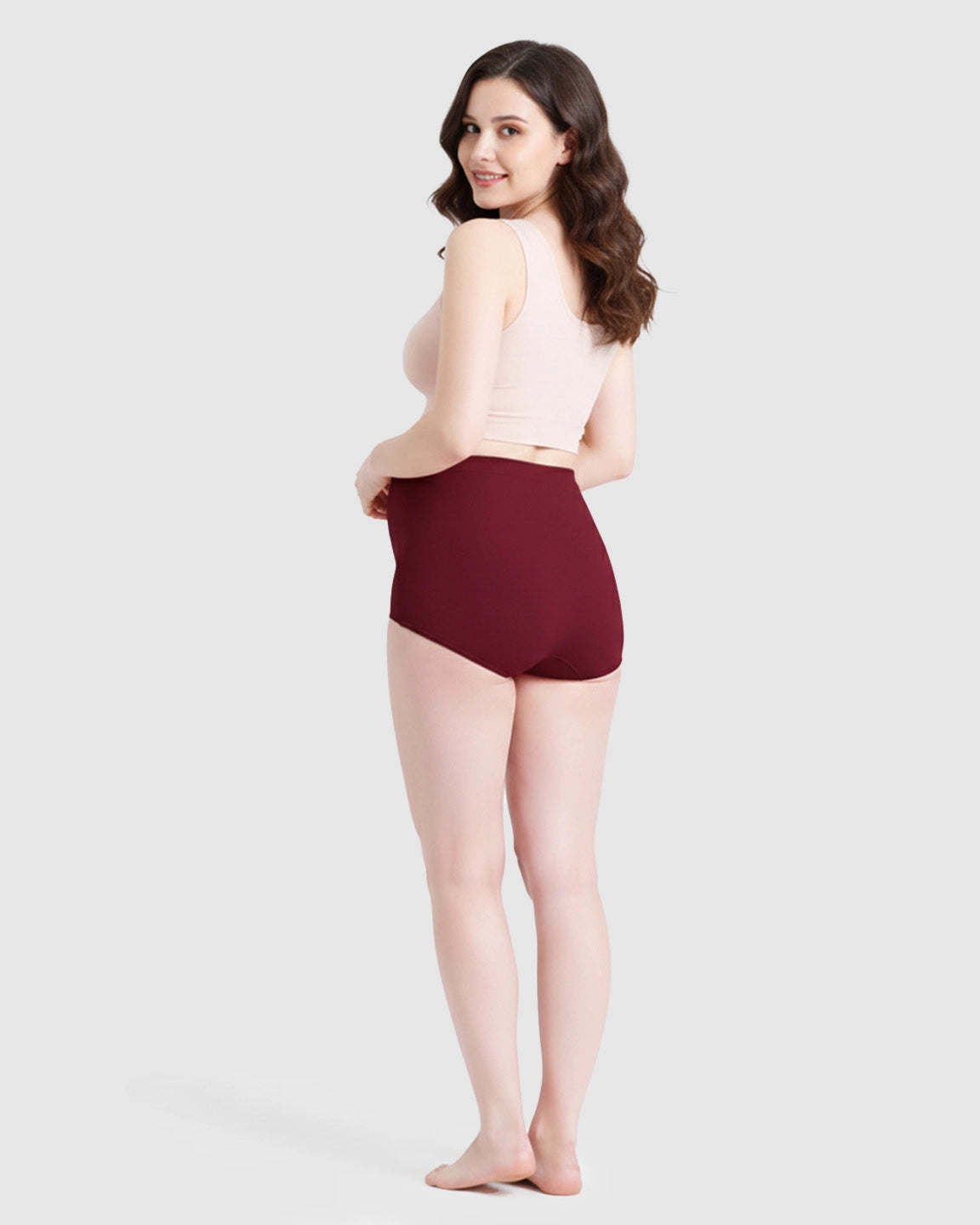 Soft Seamless High Waist Maternity Panties