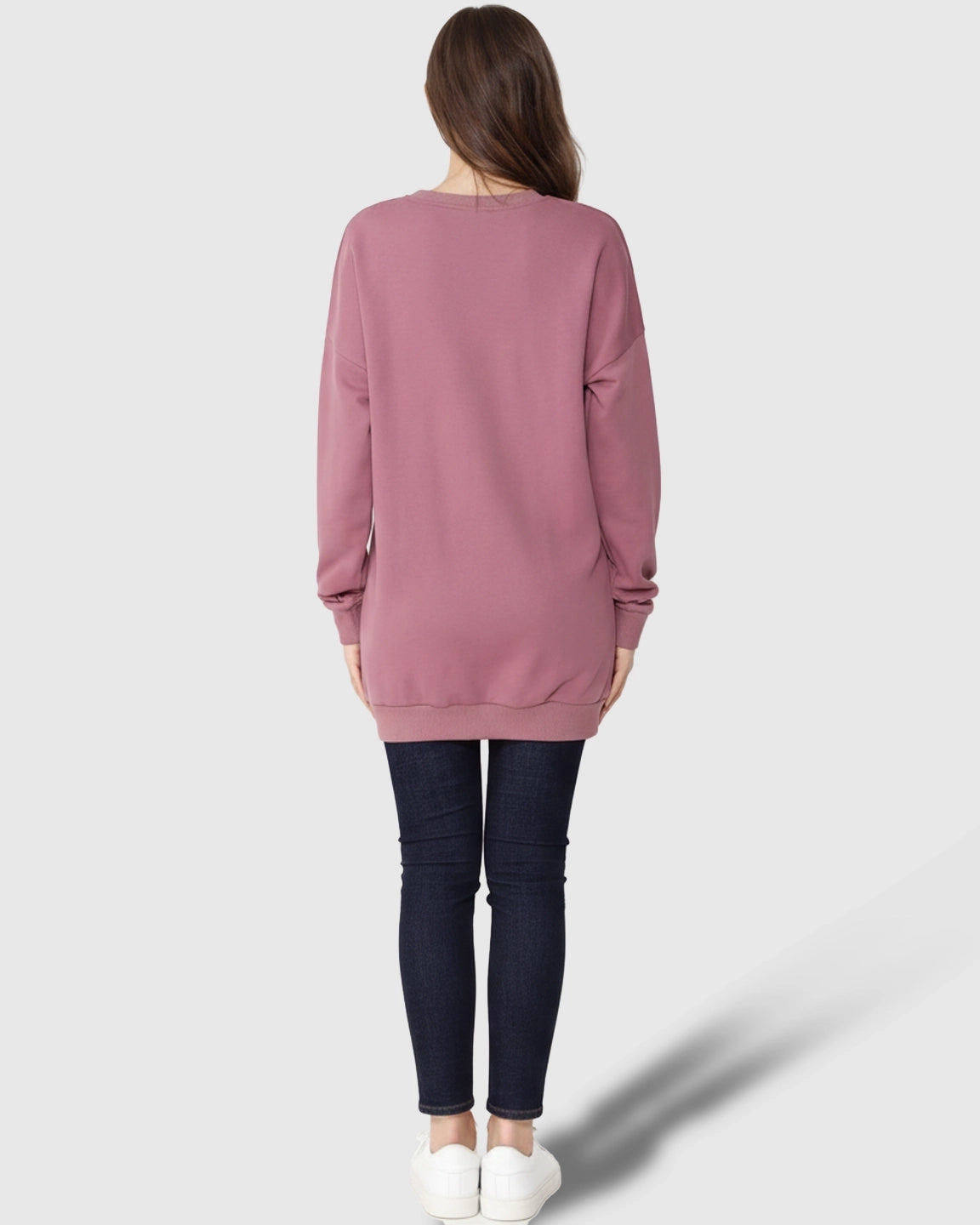 Discreet Zipper Nursing Access Casual Maternity Top