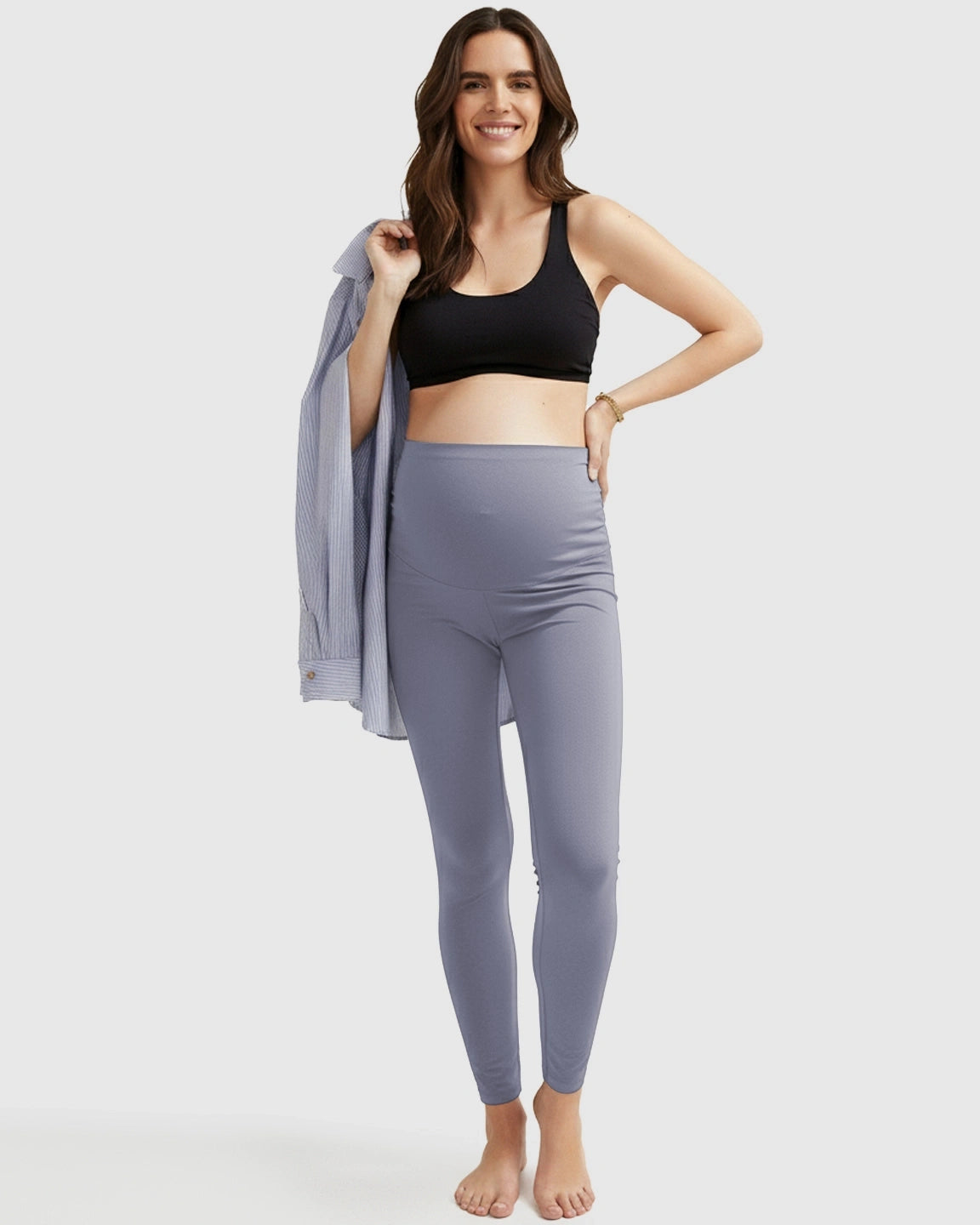 Ultra-Soft Support Maternity Midi Leggings