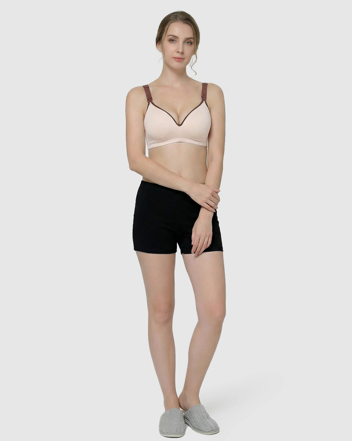 Front-Open Cotton Nursing Bra
