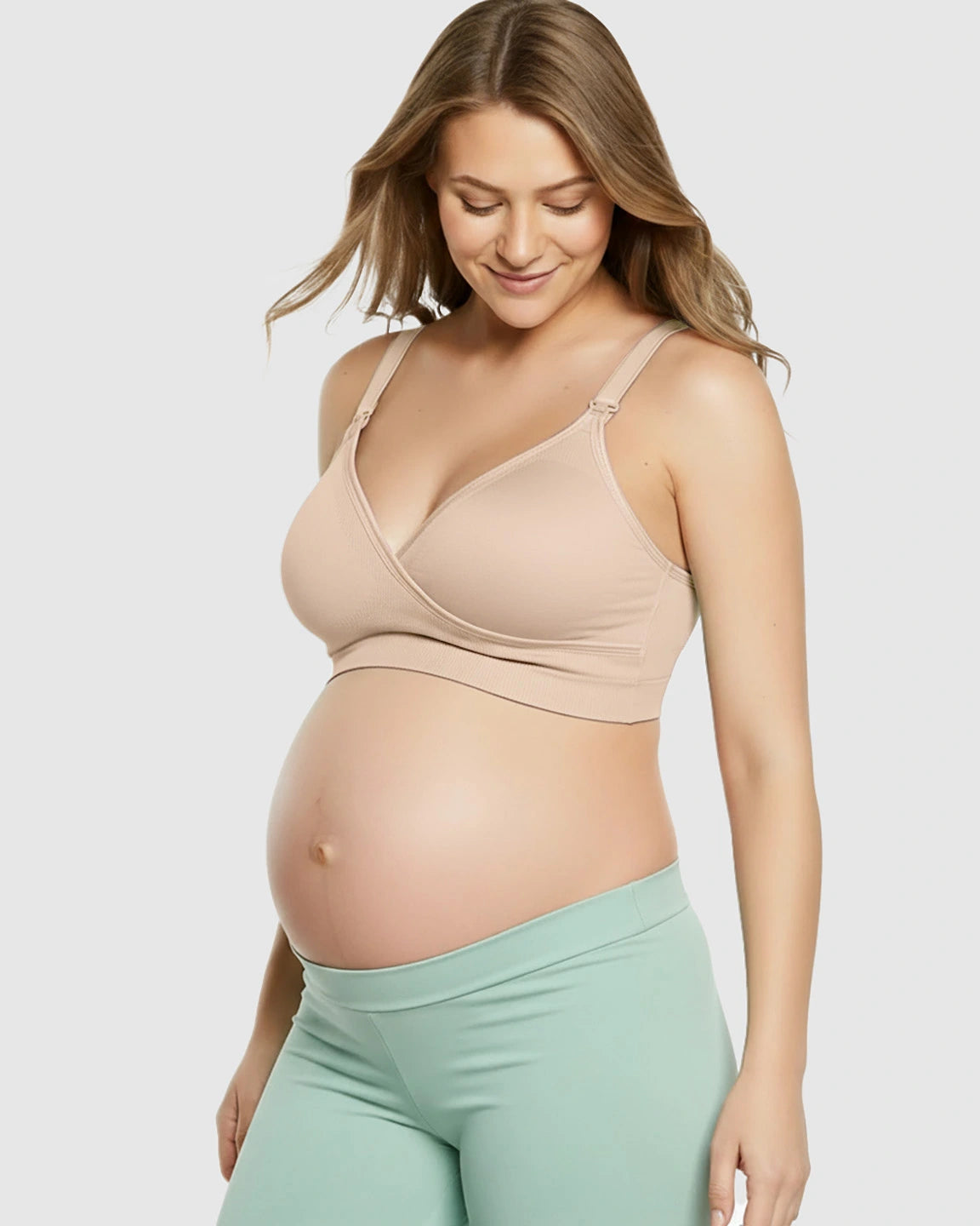 Seamless Front-Open Soft Stretch Nursing Bra