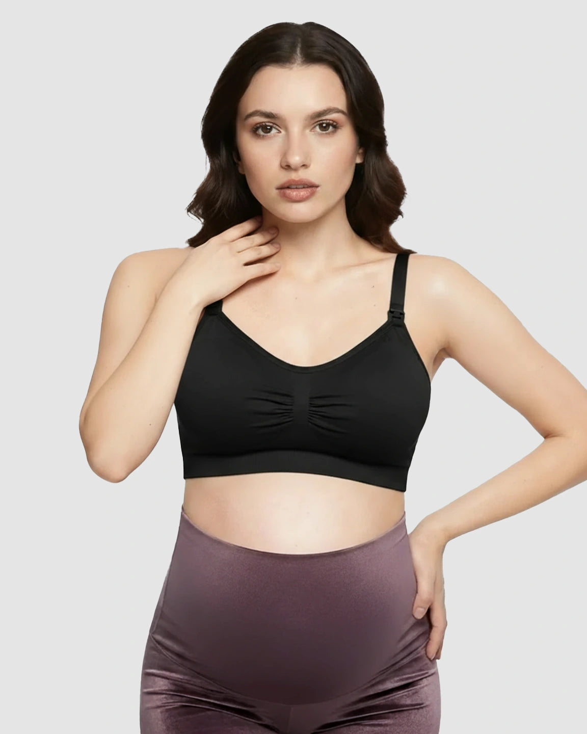 Seamless Soft Stretch Wireless Nursing Bra