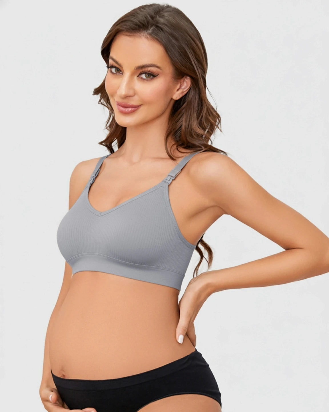 Wireless Front-Open Maternity Nursing Bra