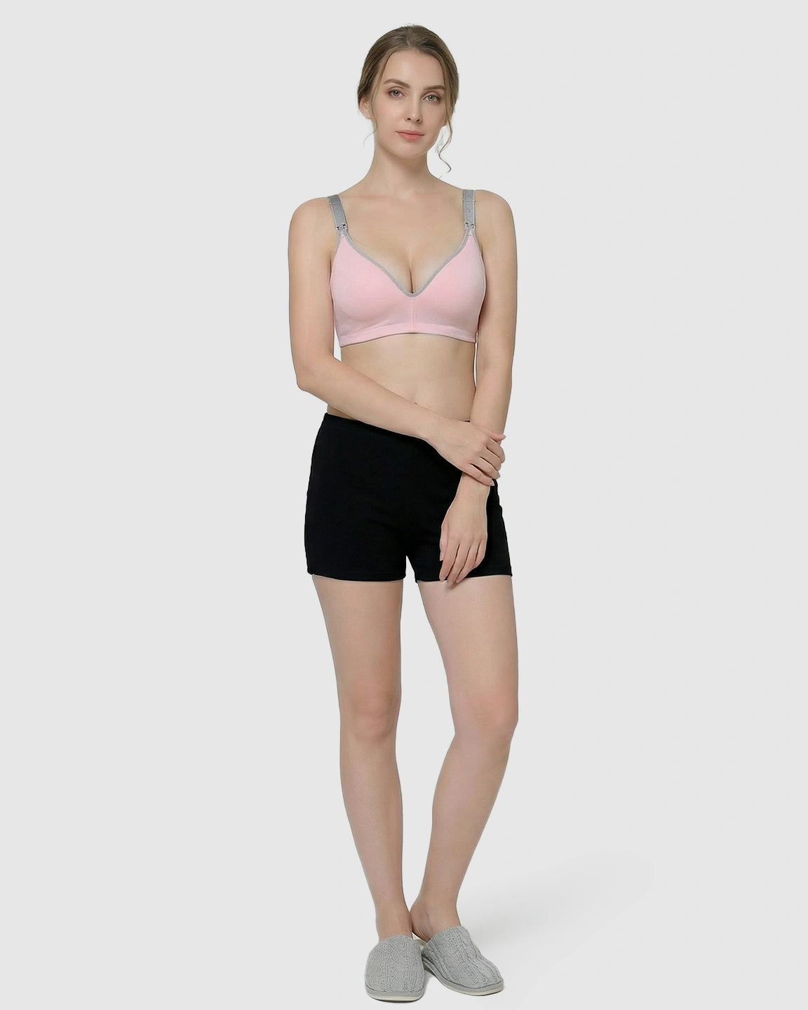 Front-Open Cotton Nursing Bra