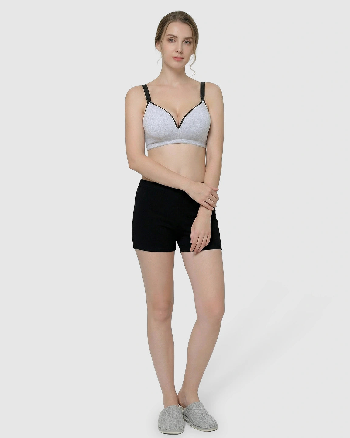 Front-Open Cotton Nursing Bra
