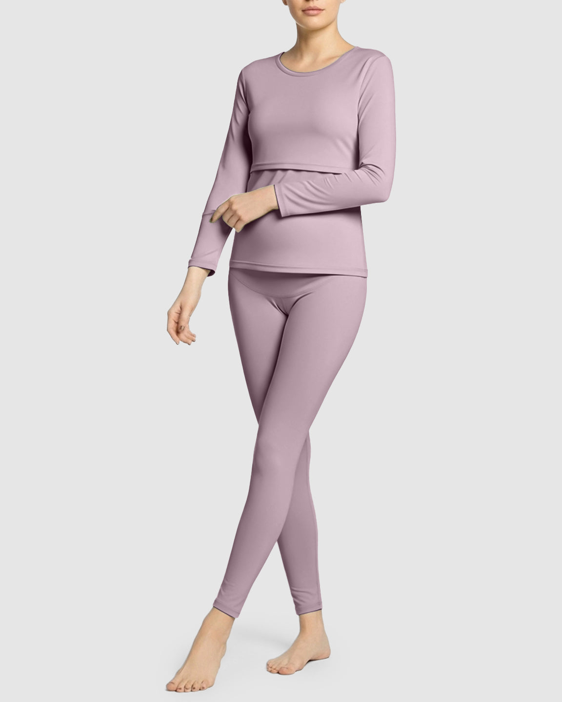 Thick Cotton Nursing Maternity Pajama Set