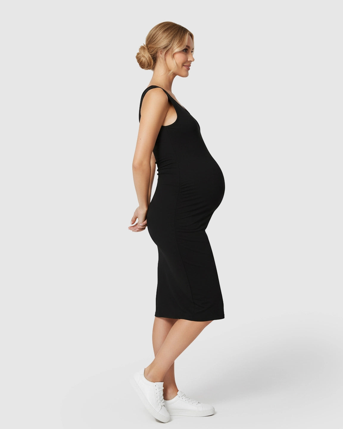 Sleeveless Camisole Bodycon Maternity Dress